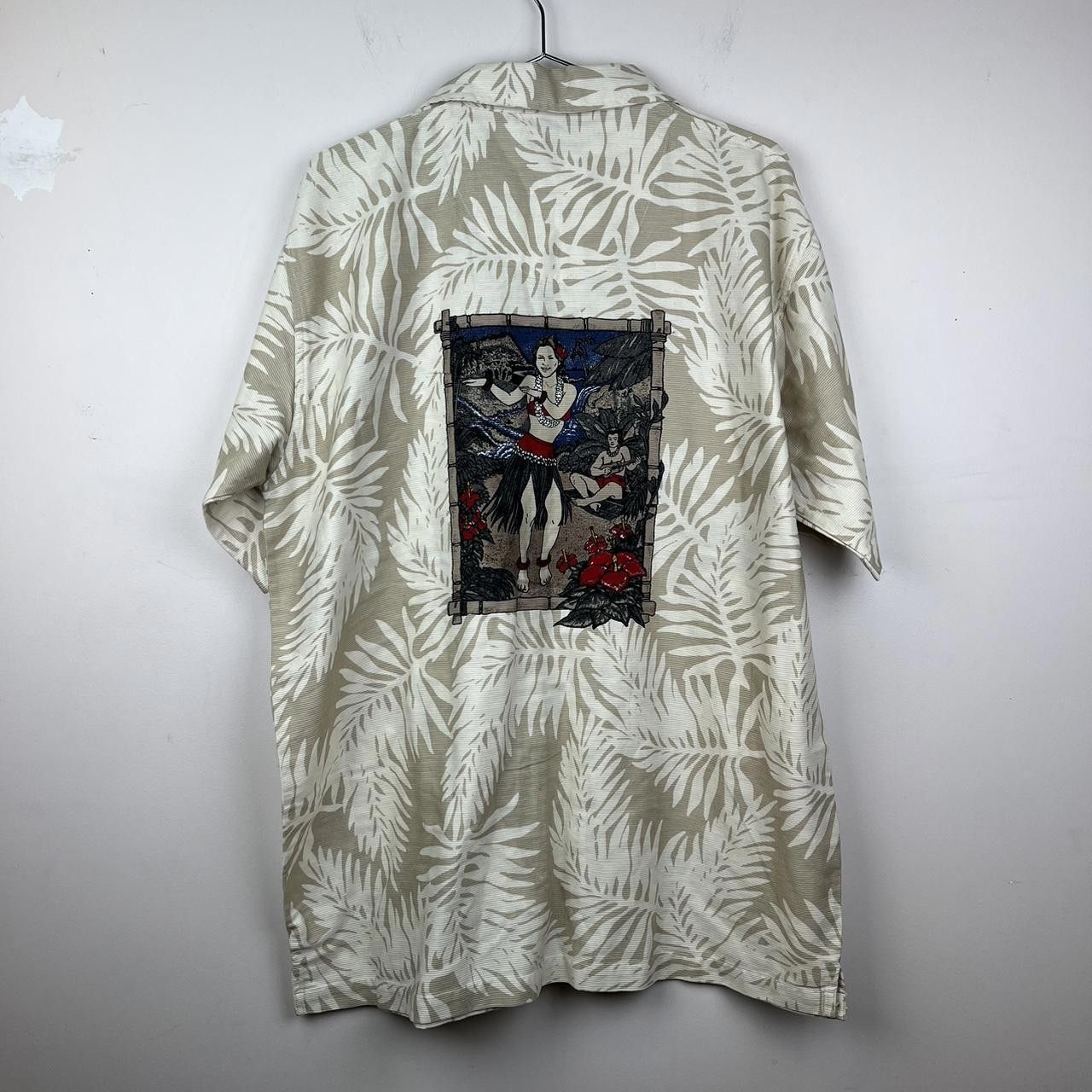 Vintage No Boundaries Tan and cream Hawaiian shirt Size US L / EU 52-54 / 3 - 1 Thumbnail