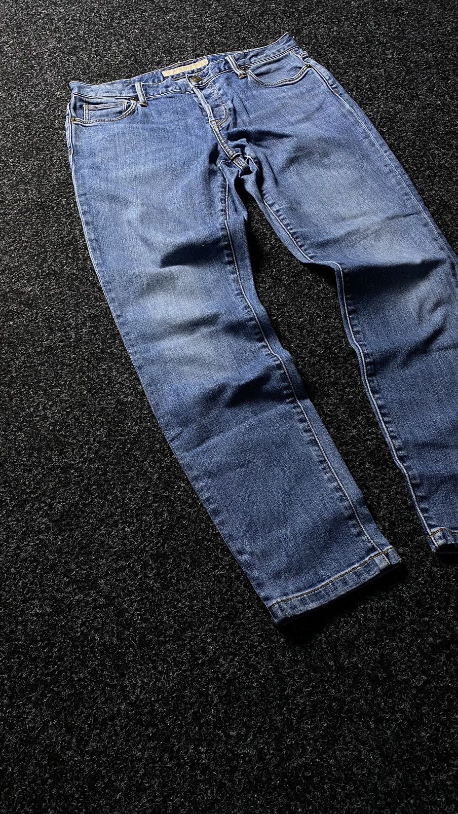 Burberry × Vintage Burberry Brit Skinny Jeans luxury y2k Size 28" / US 6 / IT 42 - 2 Thumbnail