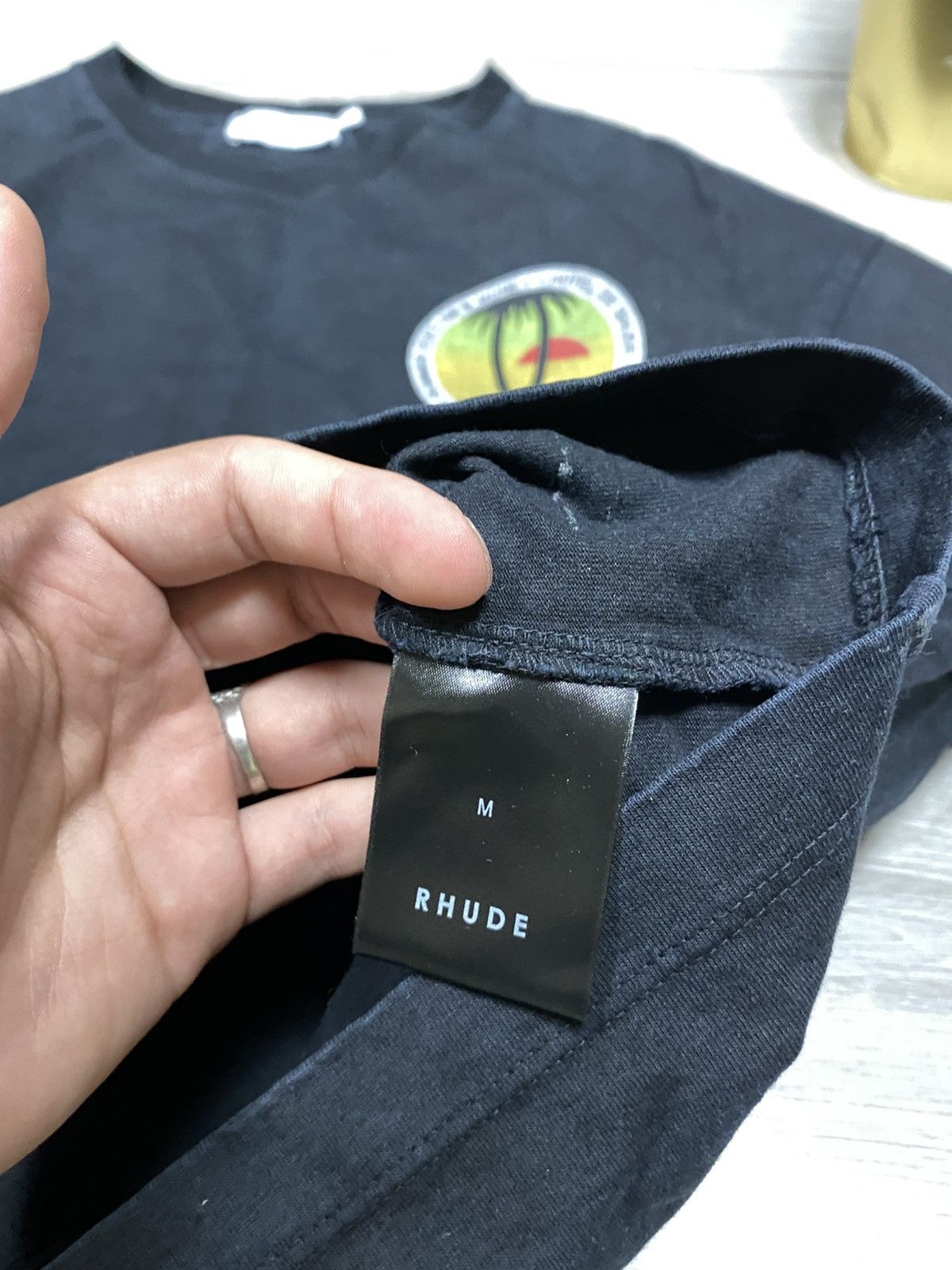 Rhude RHUDE TWIN PALMS TEE Size US M / EU 48-50 / 2 - 6 Thumbnail