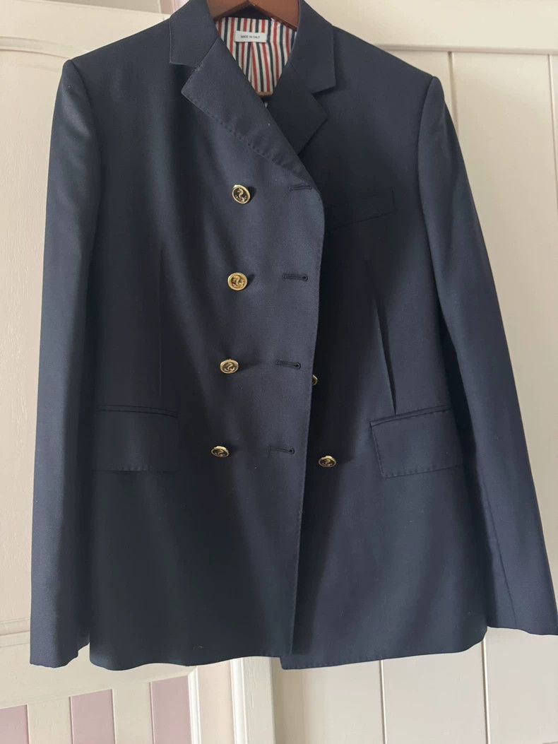 Thom Browne Thom Browne Wool Silk Lined Blazer - dmc Size US M / EU 48-50 / 2 - 1 Thumbnail