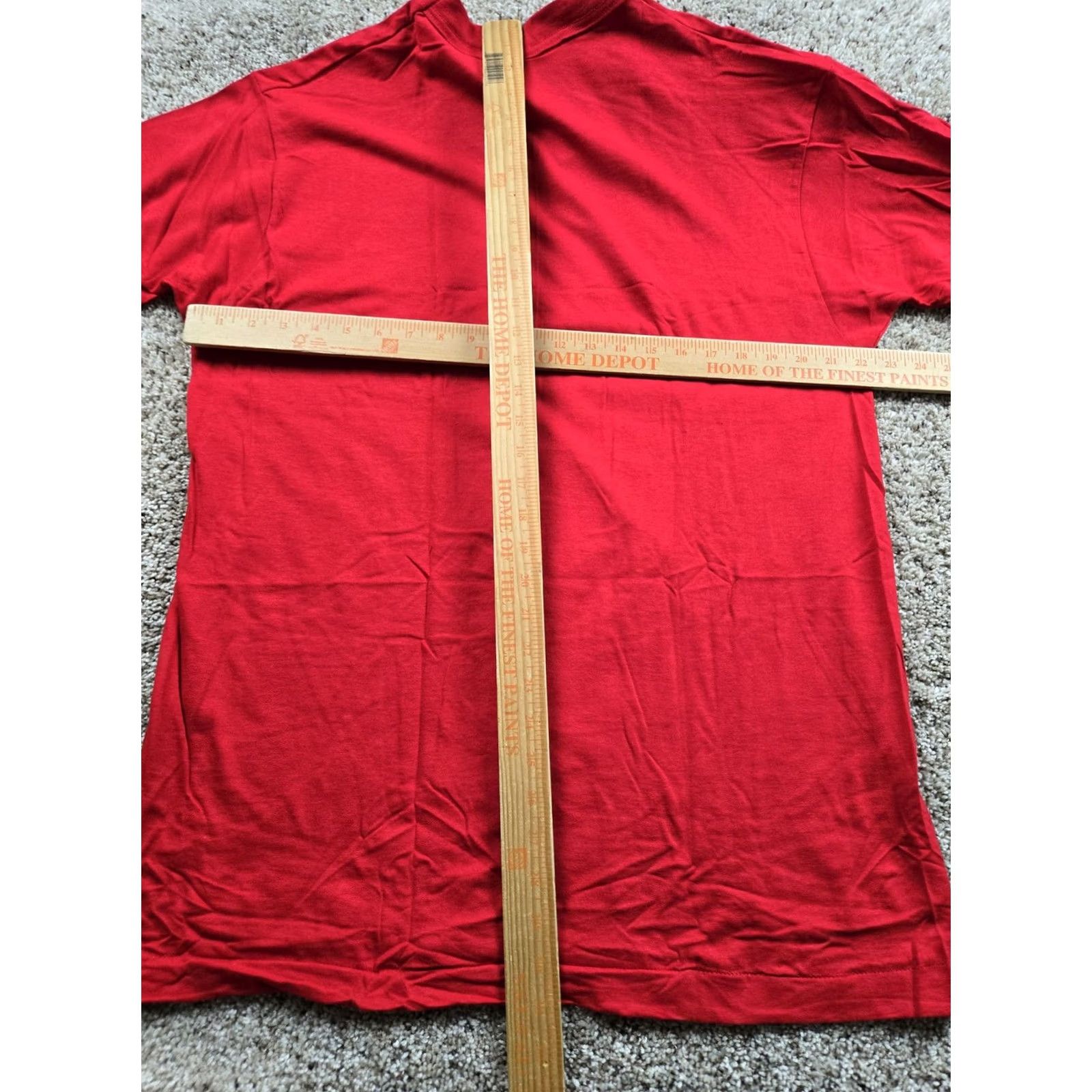 Fruit Of The Loom VINTAGE Fruit of the Loom Shirt Mens XL Red Pocket USA 90s Crew Neck Short Sleeve Size US XL / EU 56 / 4 - 6 Thumbnail