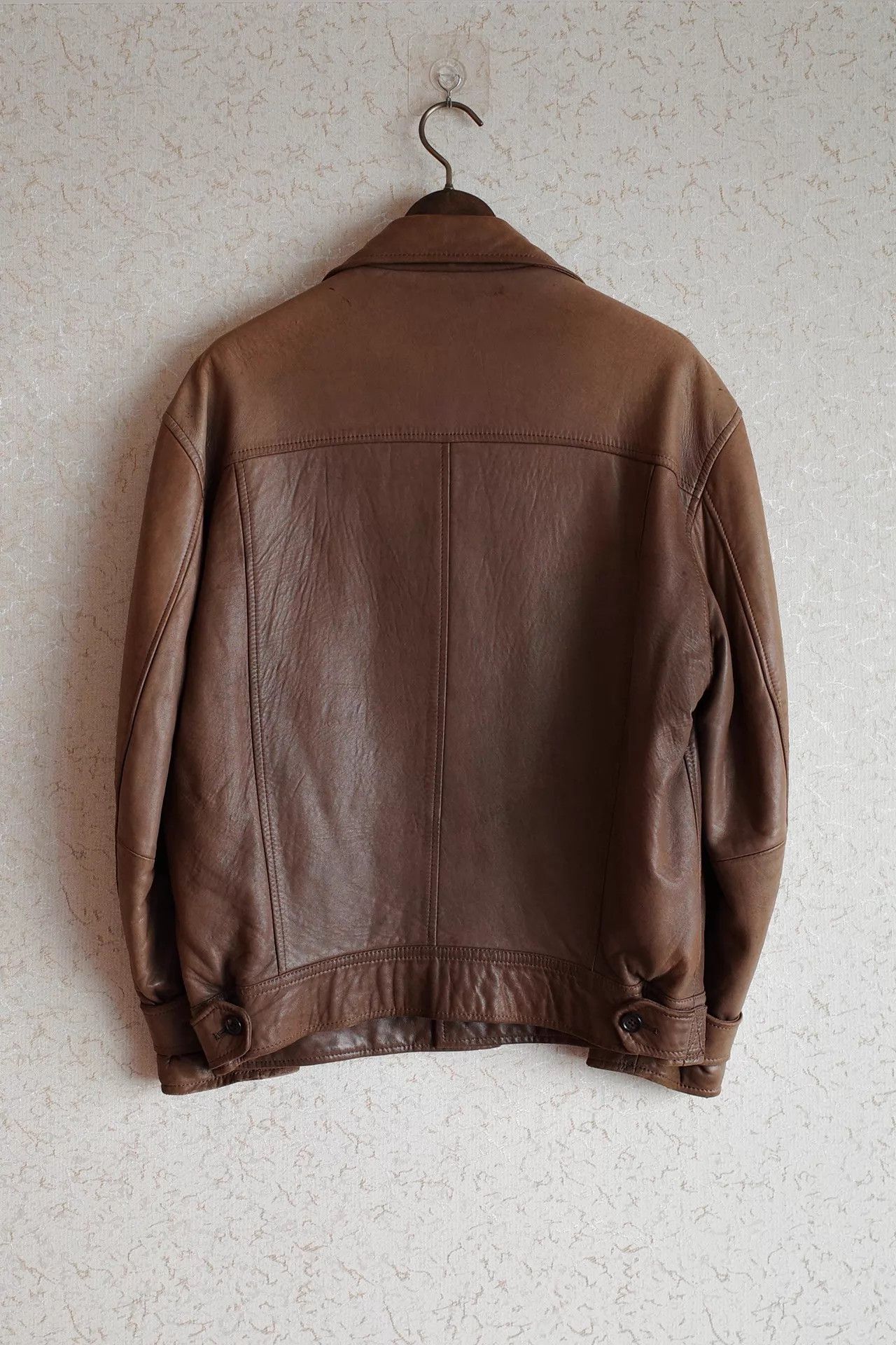 Y's for Men Y's for Men 80s Lambskin Work Jacket TanBrown WornSleeves Size US M / EU 48-50 / 2 - 3 Thumbnail