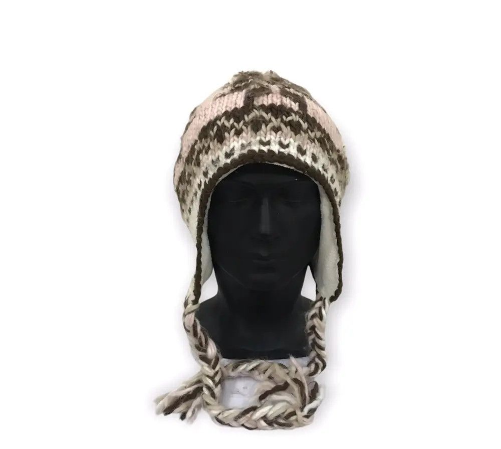 Japanese Brand × Vintage Japanese Brand Earflap Beanie Hat Size ONE SIZE - 2 Thumbnail