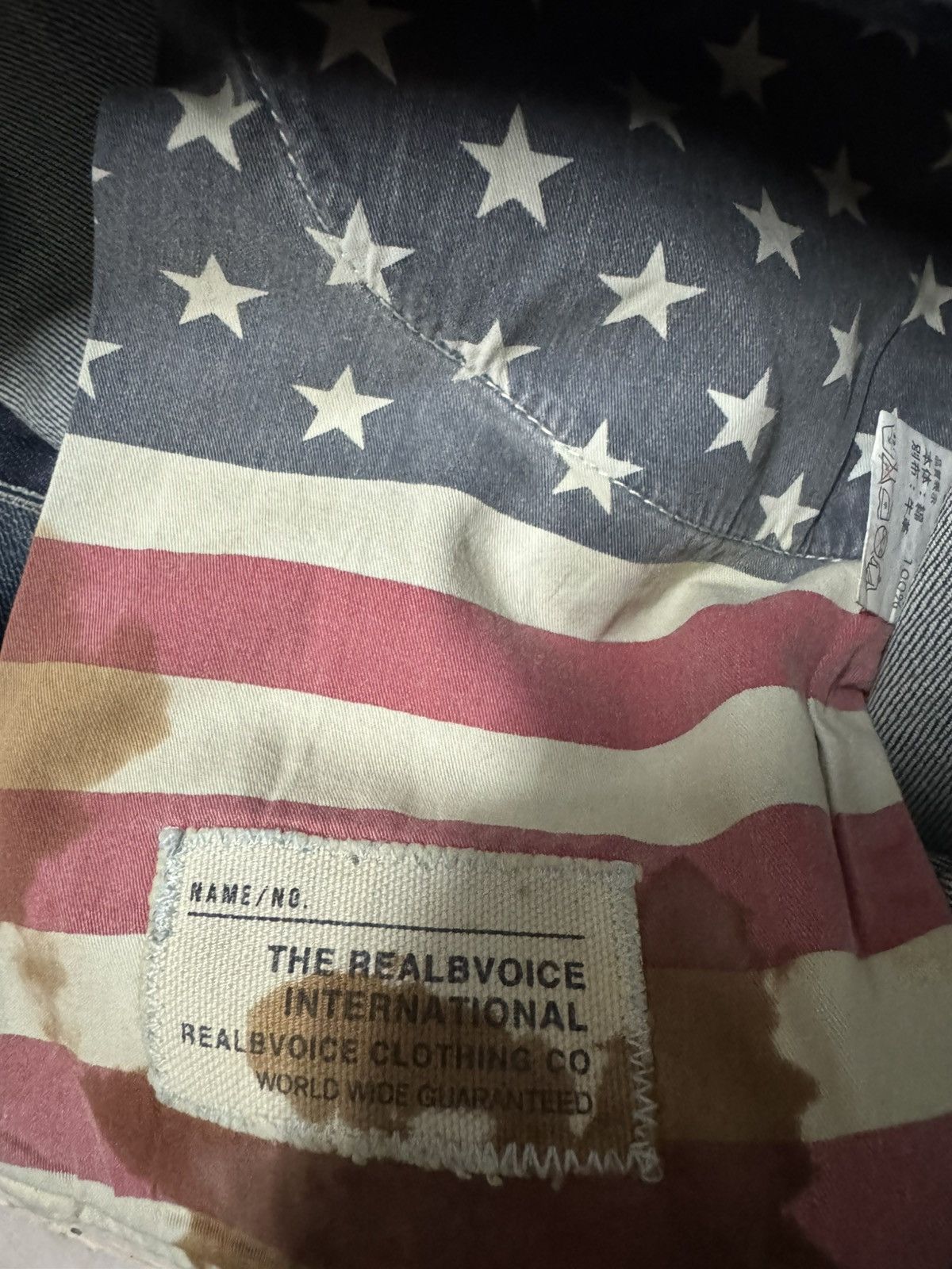 Japanese Brand 💥THRASHED💥VTG UNION MADE REALBVOICE MUDWASH DIRTY DISTRESS Size US 36 / EU 52 - 10 Thumbnail