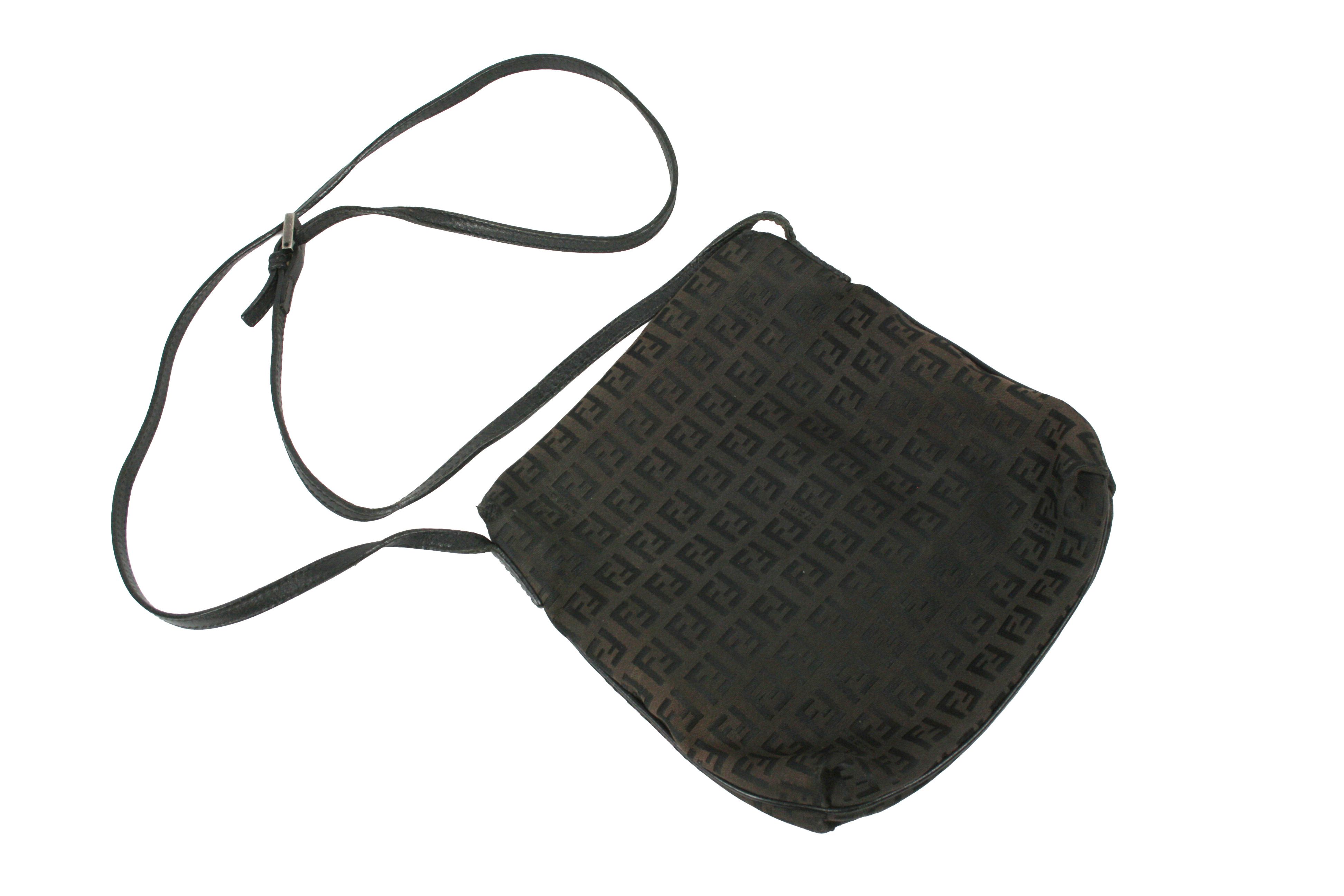 Fendi 00S Zucchino Zucca Monogram Pattern Crossbody Bag Vintage Size ONE SIZE - 2 Thumbnail