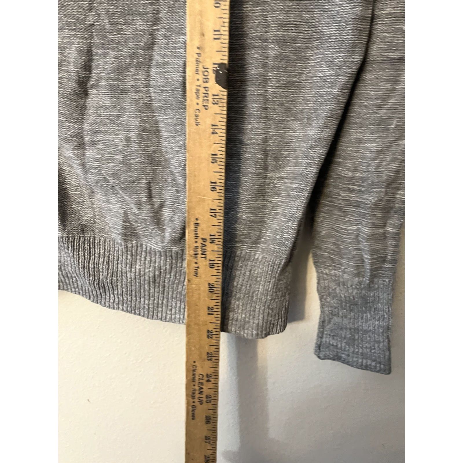 DKNY DKNY Jeans Long Sleeve Cowl Neck Cotton Blend Sweater Women Size PS Petite Gray Size S / US 4 / IT 40 - 4 Thumbnail