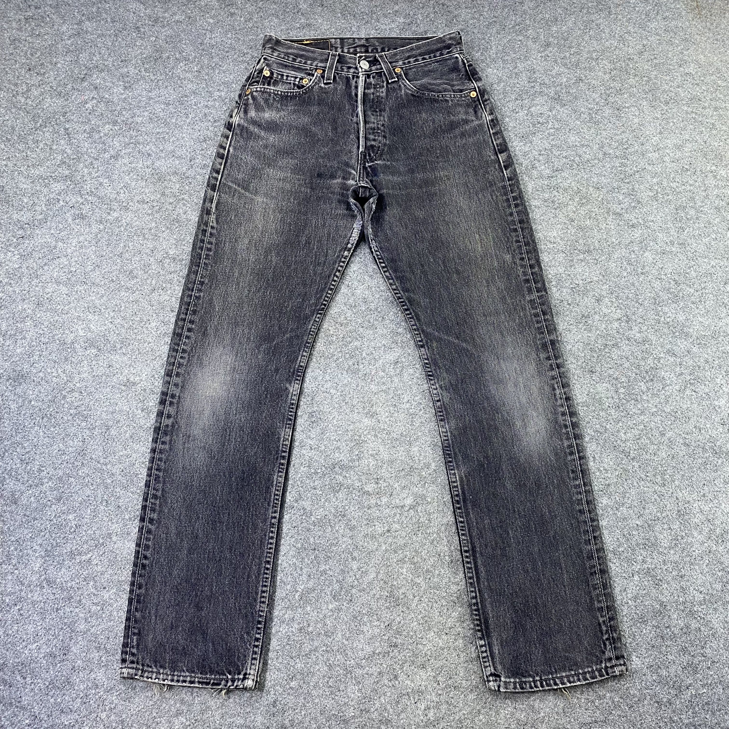 Jean × Levi's × Vintage Vintage Levi's 501 Black Wash Jeans-J1172 Size 27" / US 4 / IT 40 - 2 Thumbnail