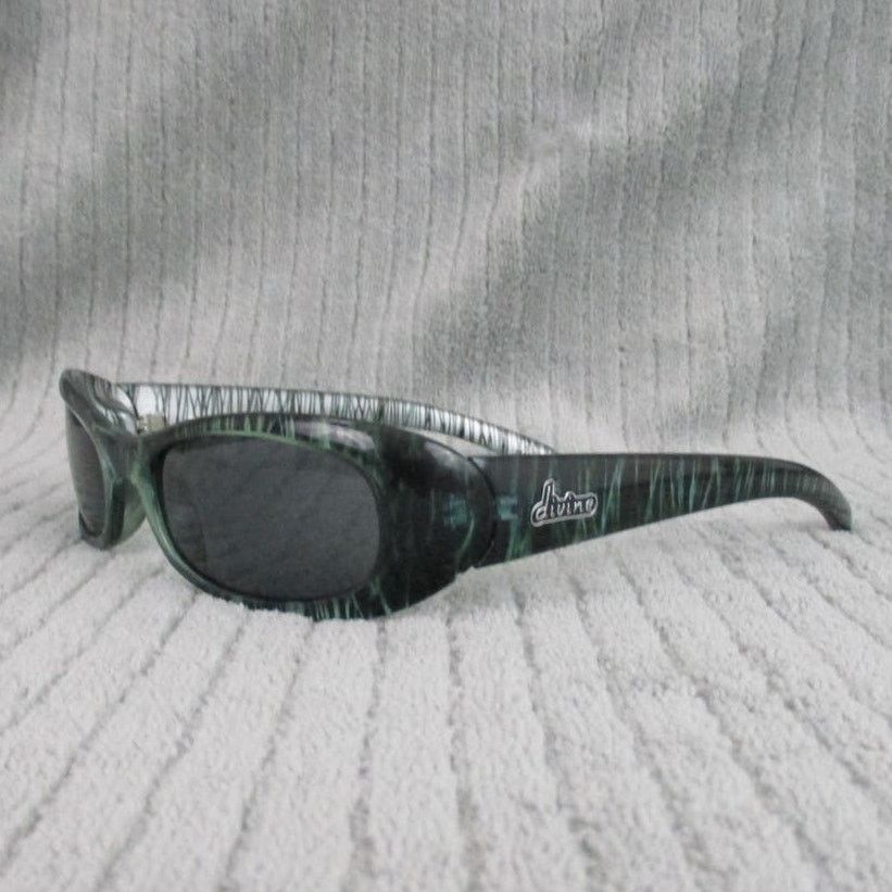 Other New Divine Eyewear Kali Green Black Striped/Smoke Sunglasses Size ONE SIZE - 3 Thumbnail
