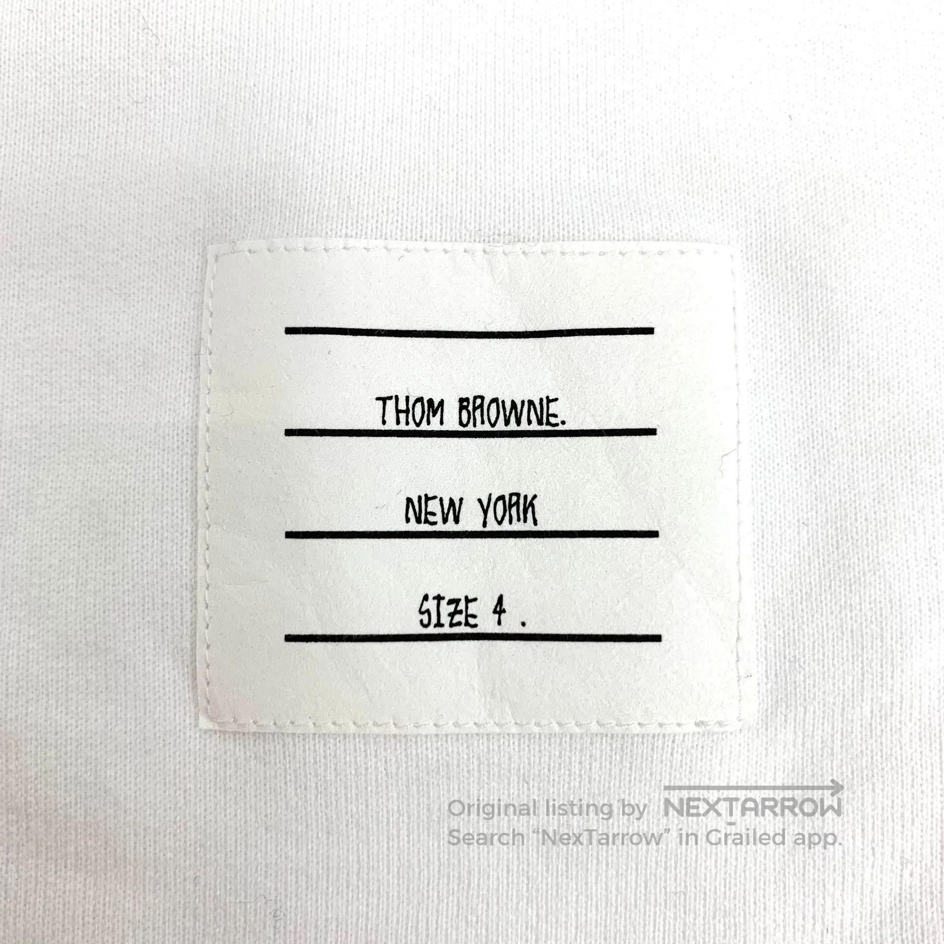 Thom Browne Thom Browne size L Blue and White Color Block Cotton Draws Size US 27 - 5 Thumbnail