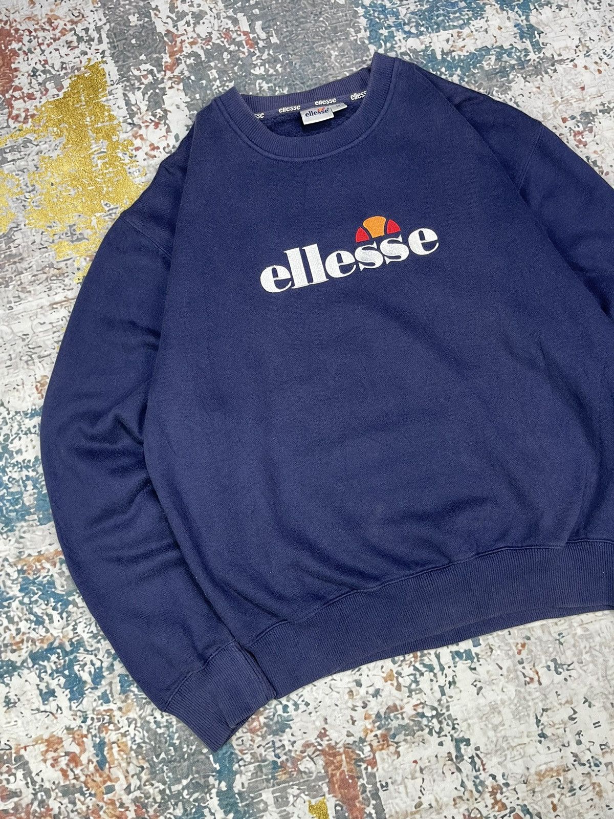 Ellesse Vintage Ellesse Big Spell Logo Sweatshirt Size US M / EU 48-50 / 2 - 3 Thumbnail