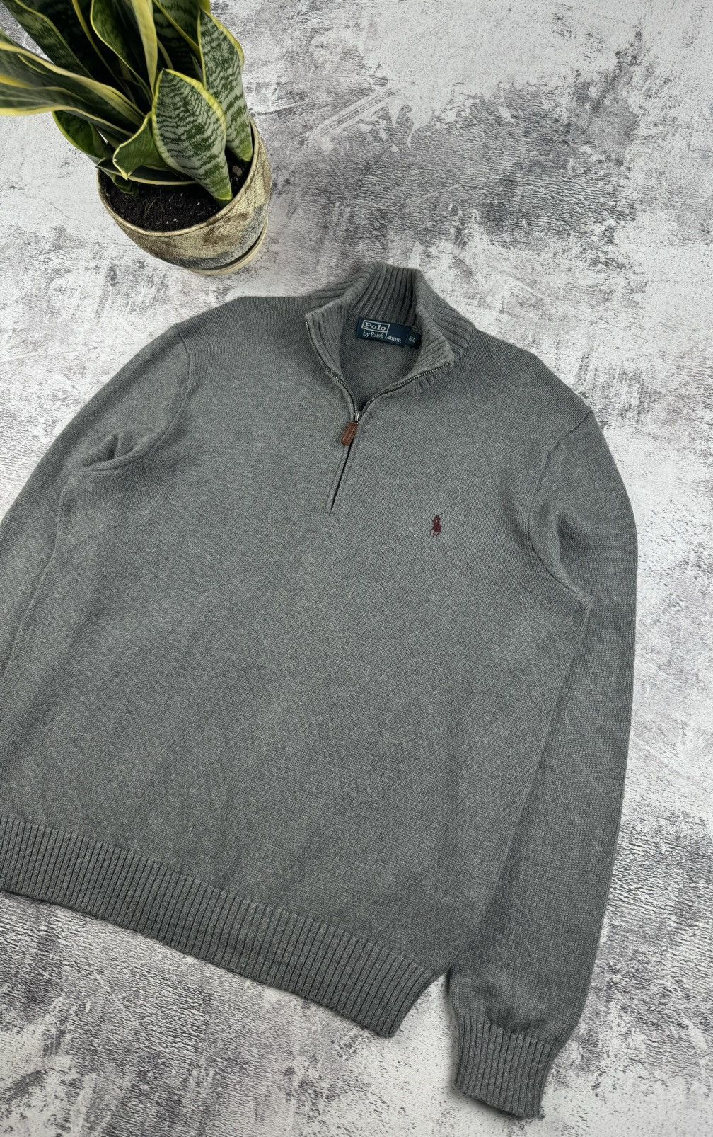 Polo Ralph Lauren Polo Ralph Lauren Knited Old Money 1/3 Zip Sweater Pullover Size US XL / EU 56 / 4 - 3 Thumbnail