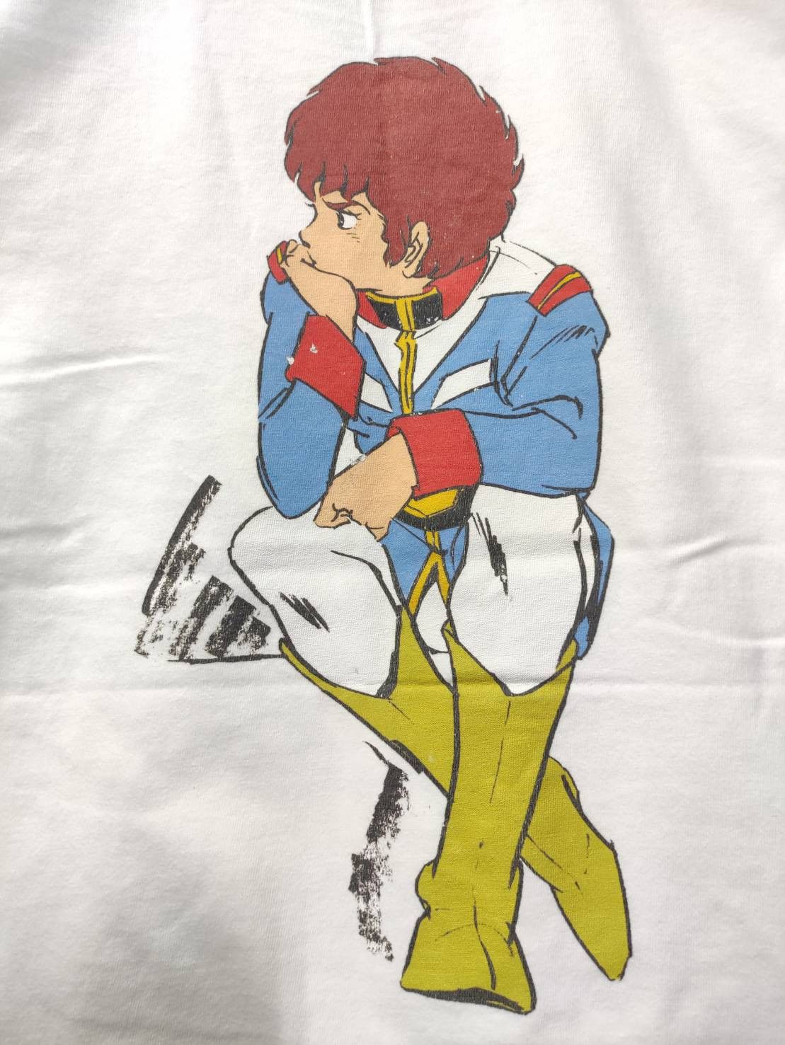 Anime Parco x Mobile Suit Gundam " Amuro " Character Promo T-Shirt Size US L / EU 52-54 / 3 - 9 Thumbnail