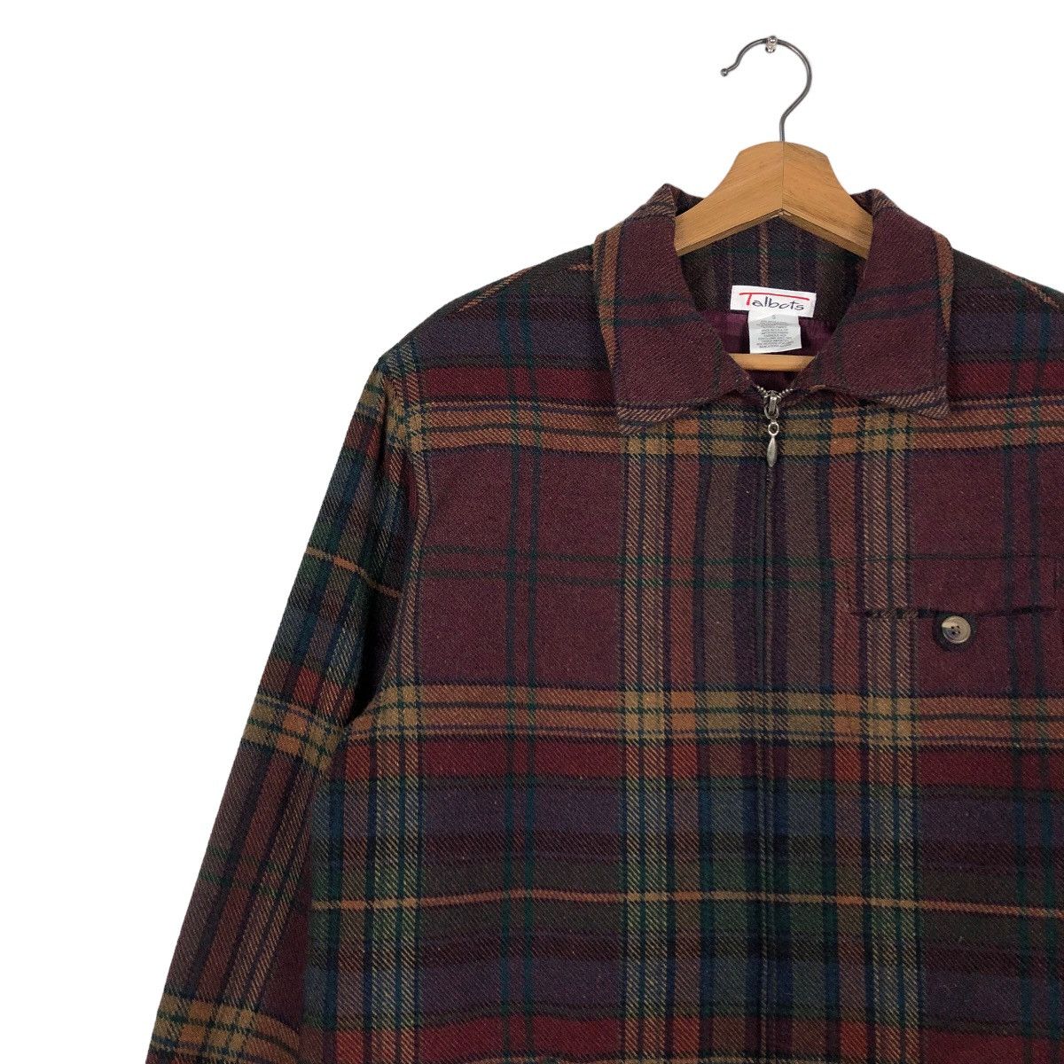 Issey Miyake 🔥Vintage Wool Work Chore Jacket Talbots Japan Tartan Design Size US S / EU 44-46 / 1 - 7 Thumbnail
