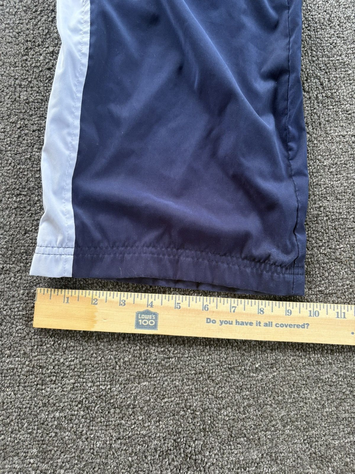 Nike Vintage Baggy Nike Navy Double Layer Trackpants Size Large Size US 32 / EU 48 - 5 Thumbnail