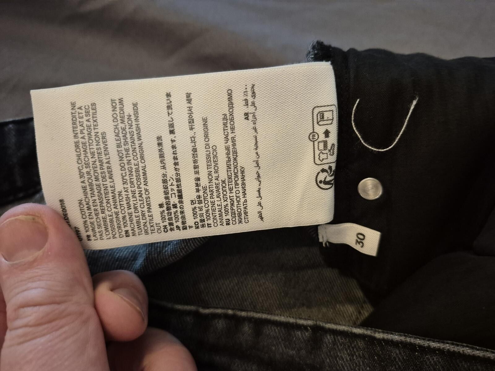 AMI Ami Denim Jeans Classic Fit Size 30 Size US 30 / EU 46 - 9 Thumbnail