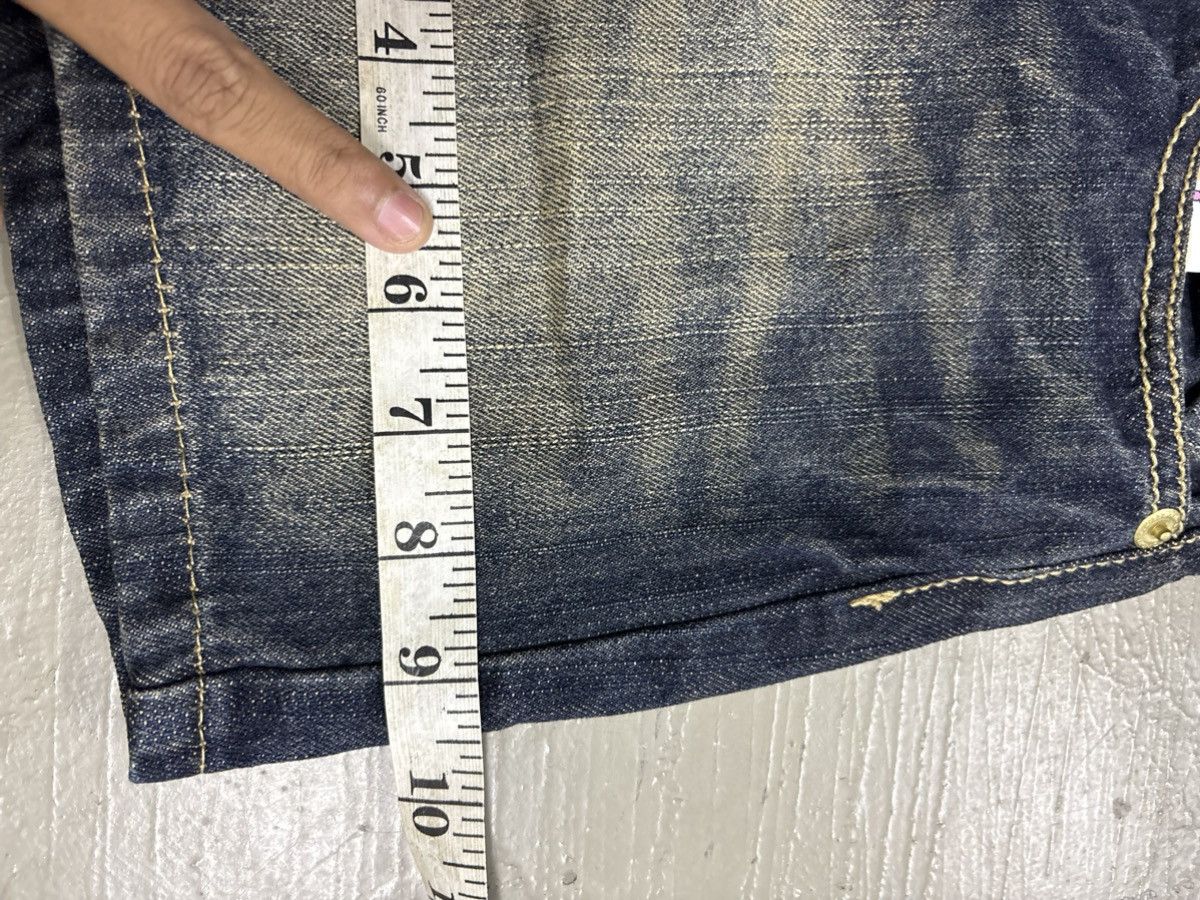Hysteric Glamour Y2K Glamour Vintage Sexy Faux Fur Denim Super Mini Shorts Size 30" / US 8 / IT 44 - 14 Thumbnail