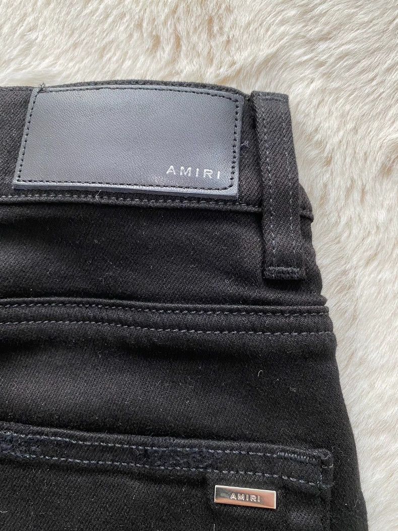 Amiri Amiri Black Cashew Flower mx2 Jean Size US 30 / EU 46 - 3 Thumbnail