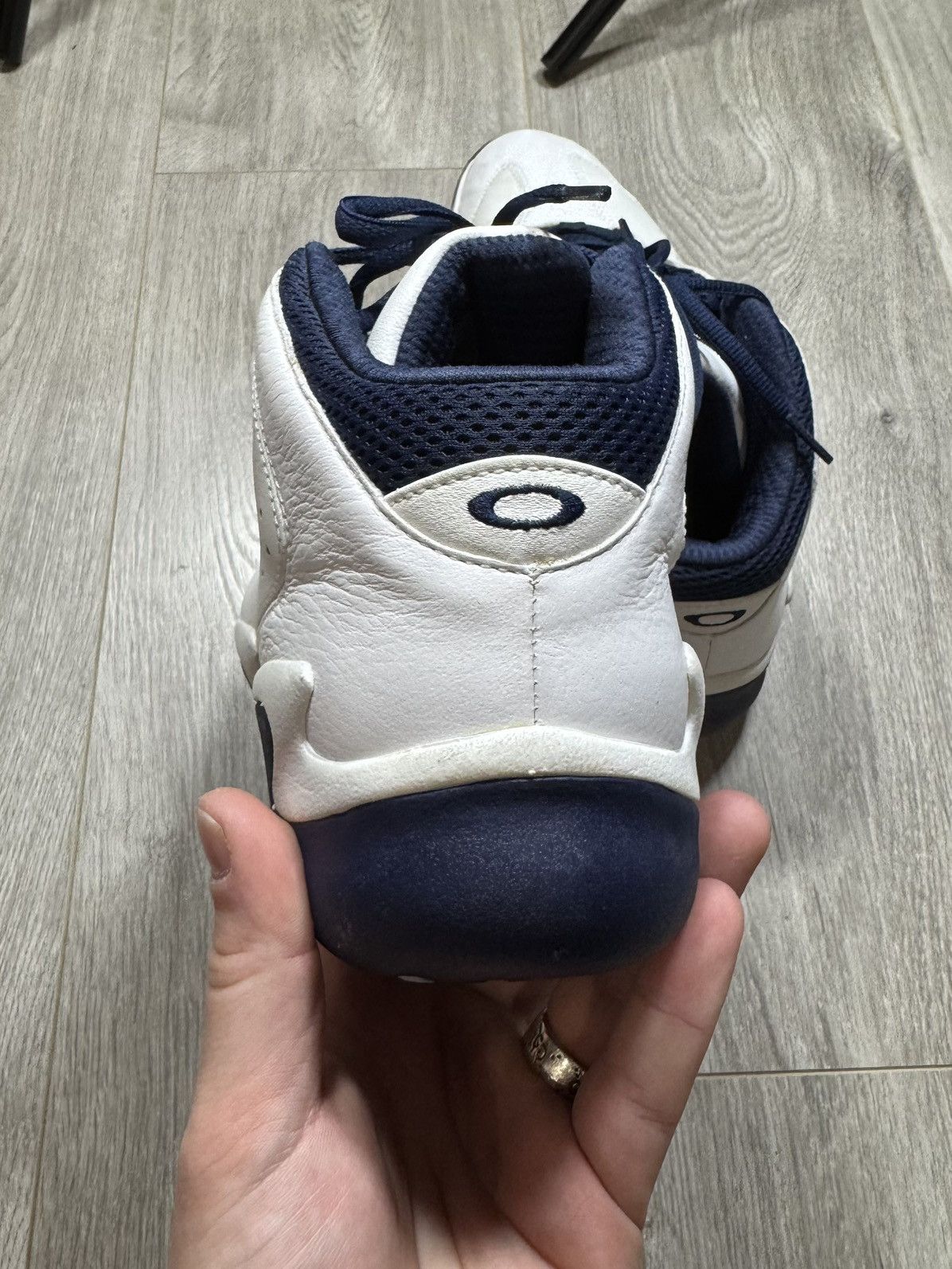 Oakley Oakley Domestic Redcode 0.1 White-Blue Basketball Shoes Size US 8.5 / EU 41-42 - 13 Thumbnail