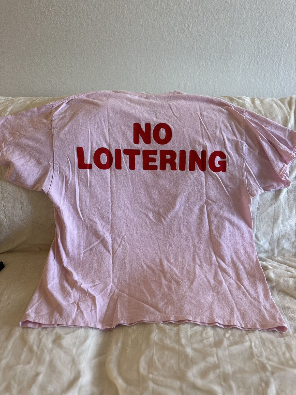 Travis Scott Travis Scott No Loitering Skateboarding Pink Tee size XL Size US XL / EU 56 / 4 - 8 Thumbnail