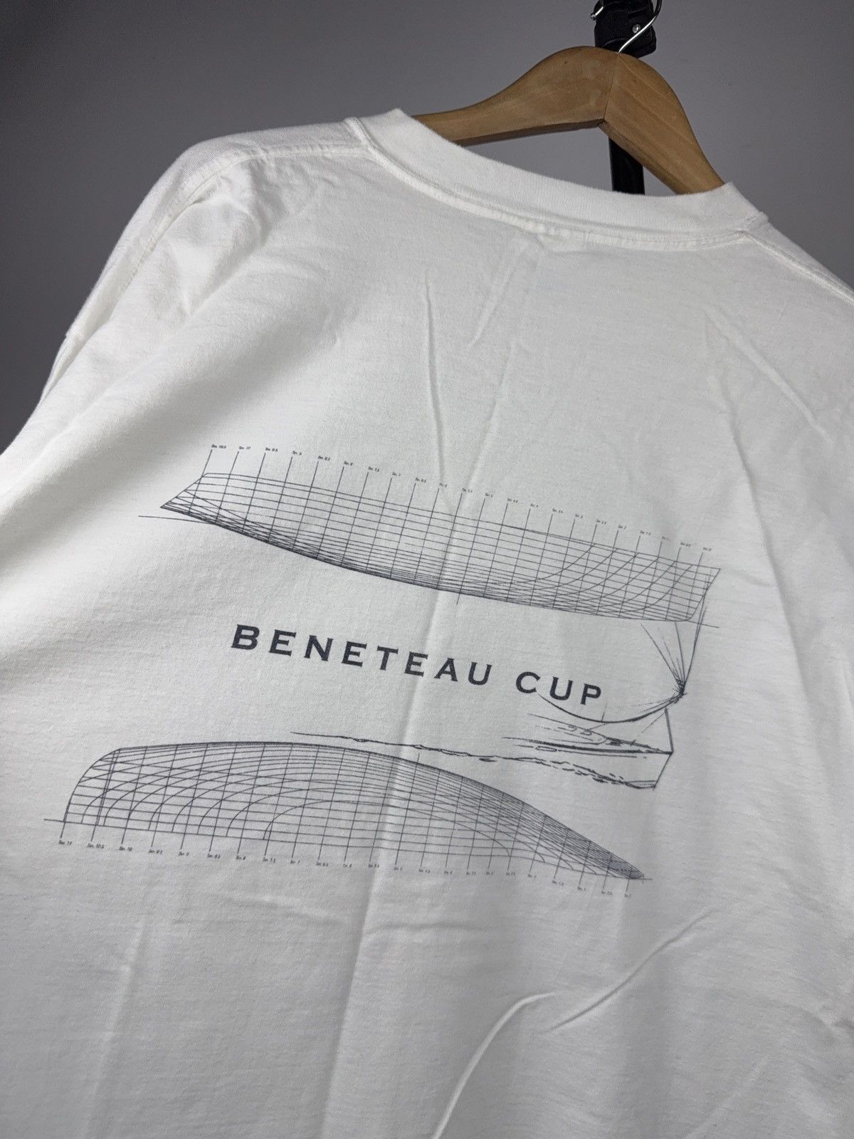 Vintage Vintage 00s Retro Beneteau Cup Sailing Graphic T Shirt Yacht Size US XL / EU 56 / 4 - 14 Thumbnail