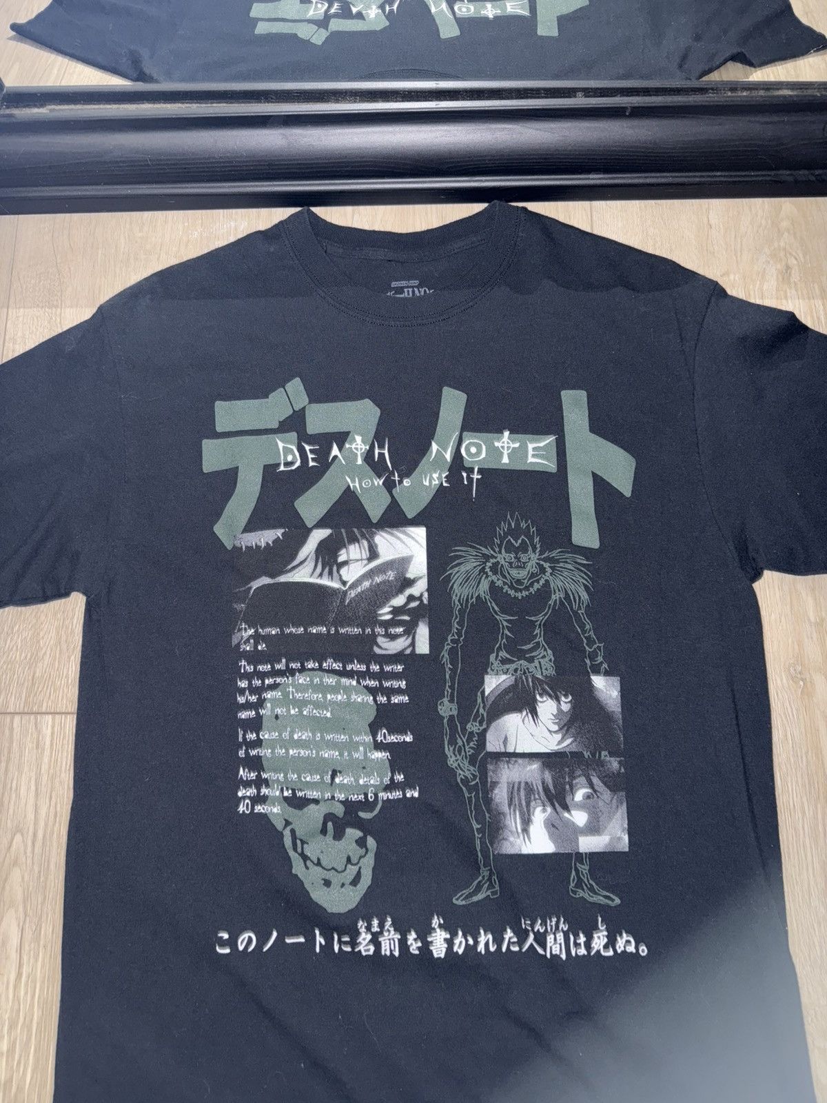 Vintage Vintage / Y2K 2000s Death Note All Over Print Anime Shirt Size US M / EU 48-50 / 2 - 3 Thumbnail