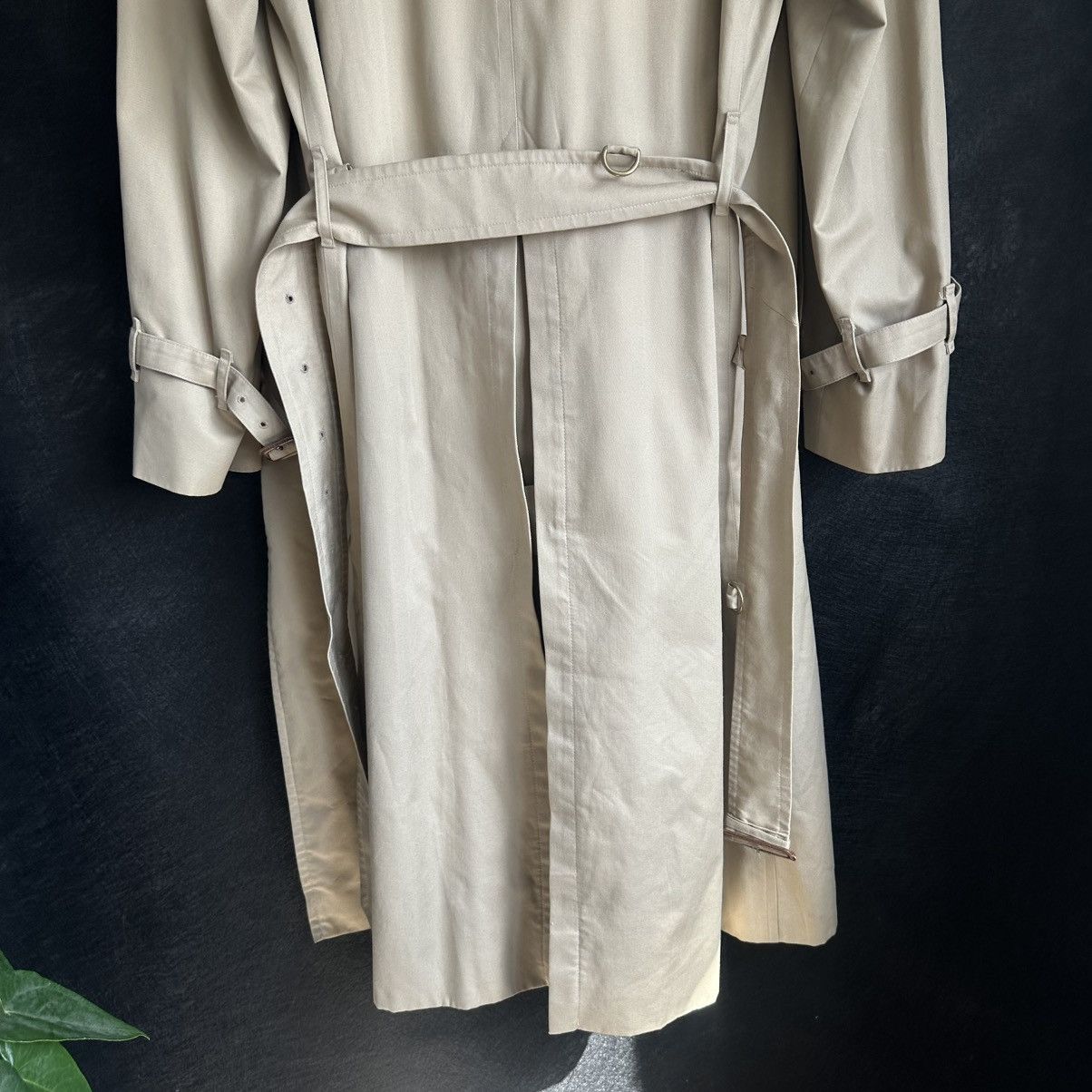 Burberry 90s Burberrys Coat Trench Beige Size L / US 10 / IT 46 - 10 Thumbnail