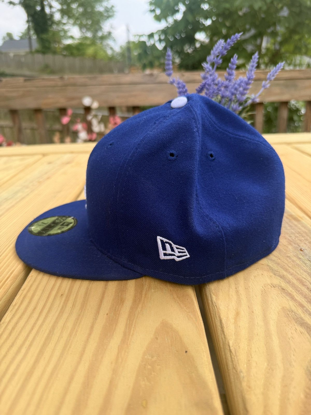 MLB × New Era × Vintage New Era 59FIFTY Los Angeles Dodgers Fitted Hat MLB Cap LA Size 34 - 3 Thumbnail