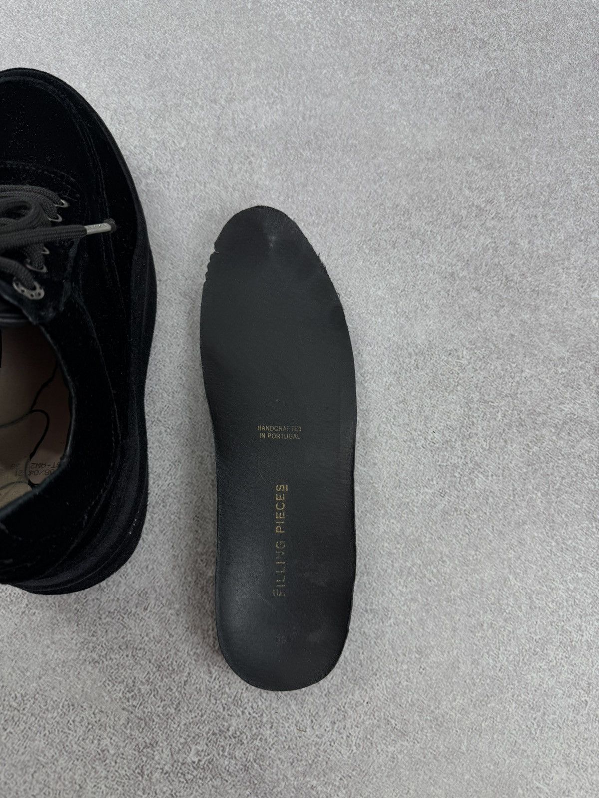 Filling Pieces Filling Pieces Low Eva Velvet Black Sneakers Size 38 Size US 8 / IT 38 - 15 Thumbnail