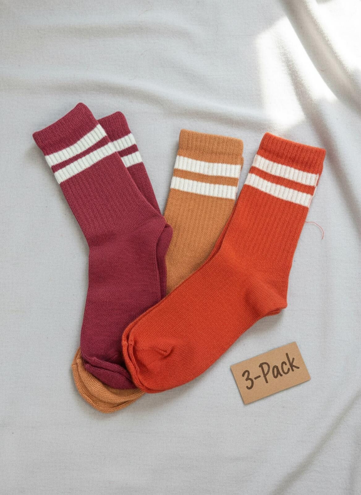 Other Gap Kids Varsity Crew Multicolored Socks 3-Pack (Medium) Size ONE SIZE - 6 Thumbnail