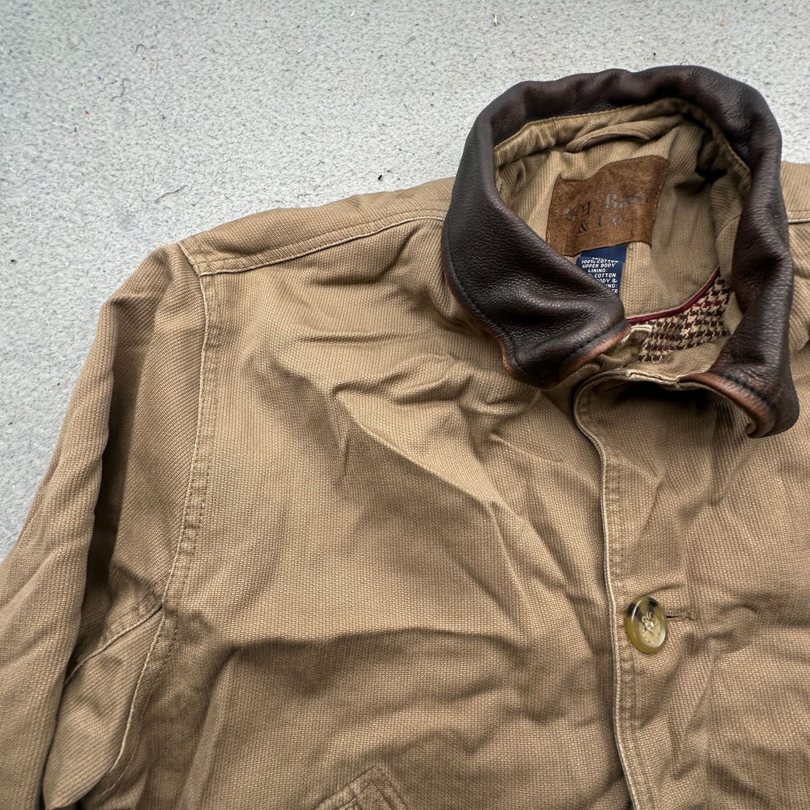 G.H. Bass & Co. GH Bass Co Barn Chore Work Field Coat Jacket Mens Large Size US L / EU 52-54 / 3 - 6 Thumbnail