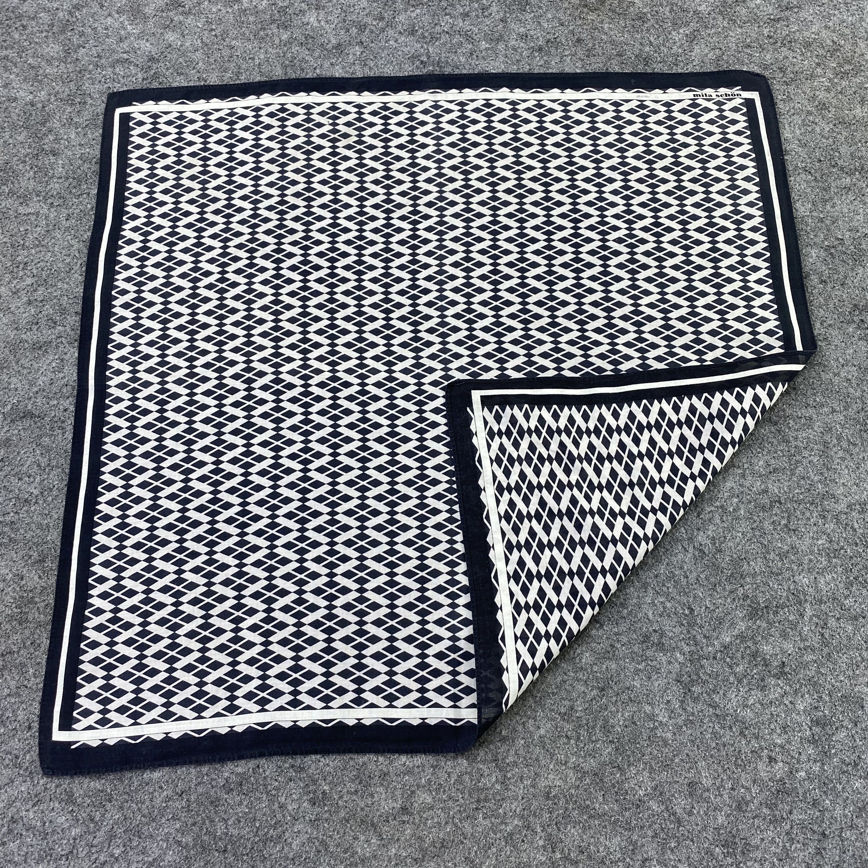 Mila Schon Mila Schon Handkerchief / Bandana / Neckerchief-B1468 Size ONE SIZE - 5 Thumbnail