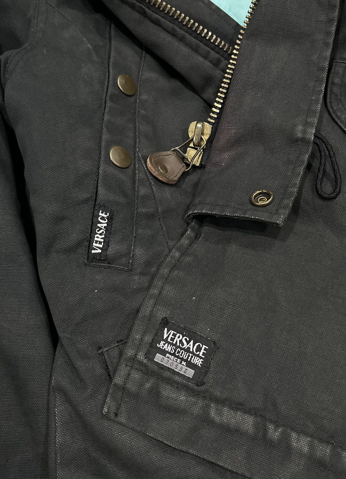 Versace Jeans Couture Versace Jeans Couture Fur Parka Canvas Duck Material Size US L / EU 52-54 / 3 - 9 Thumbnail