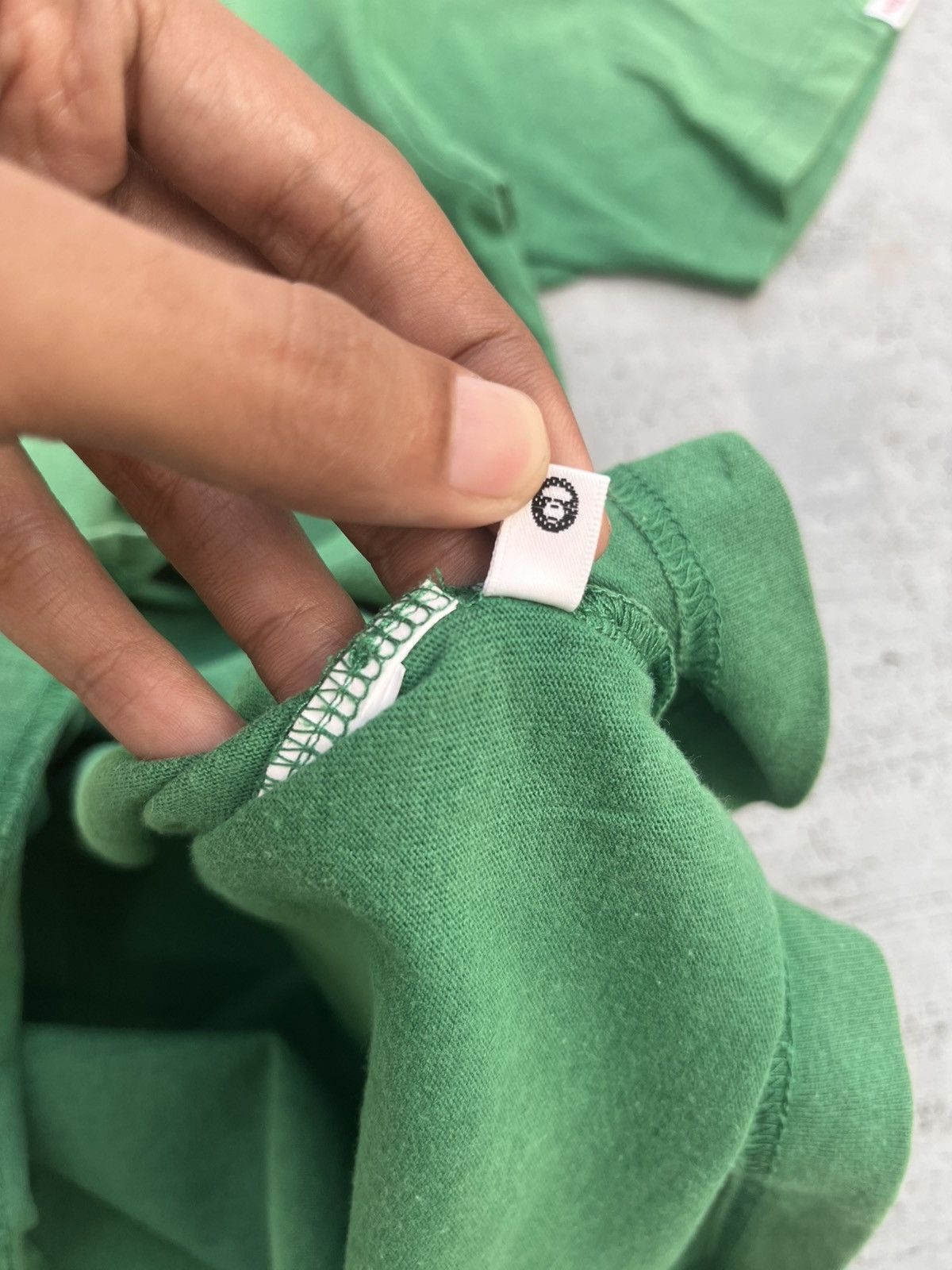 Aape × Bape BAPE AAPE NOW UNION GREEN TEE Y2K Size US XL / EU 56 / 4 - 6 Thumbnail