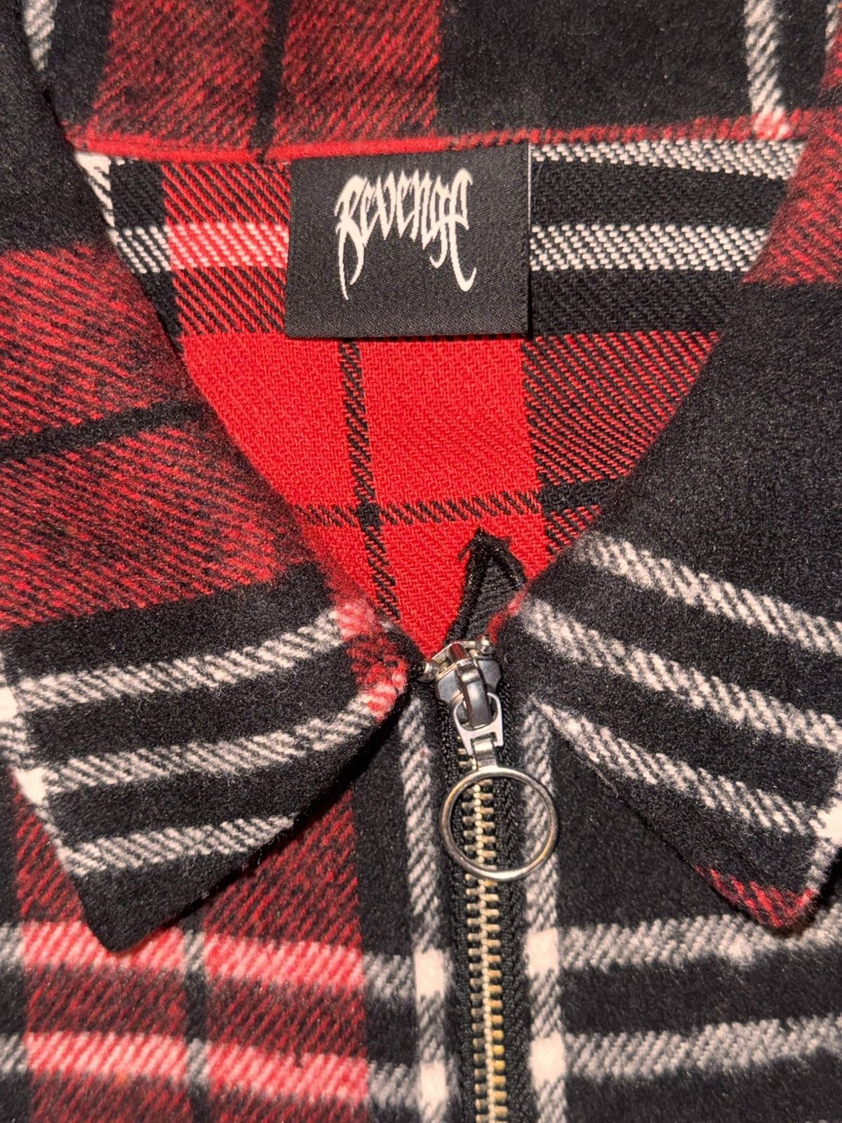 Revenge Revenge Plaid Flannel Zip Up Size US M / EU 48-50 / 2 - 6 Thumbnail