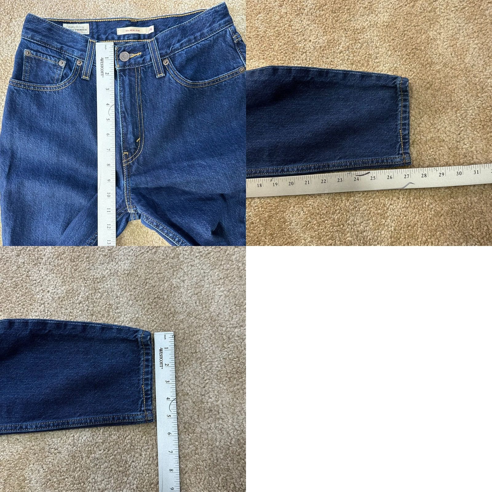 Levi's Levi's Premium 80s Mom Jean Women's 26 High Rise Blue Denim Jeans Size 26" / US 2 / IT 38 - 9 Thumbnail
