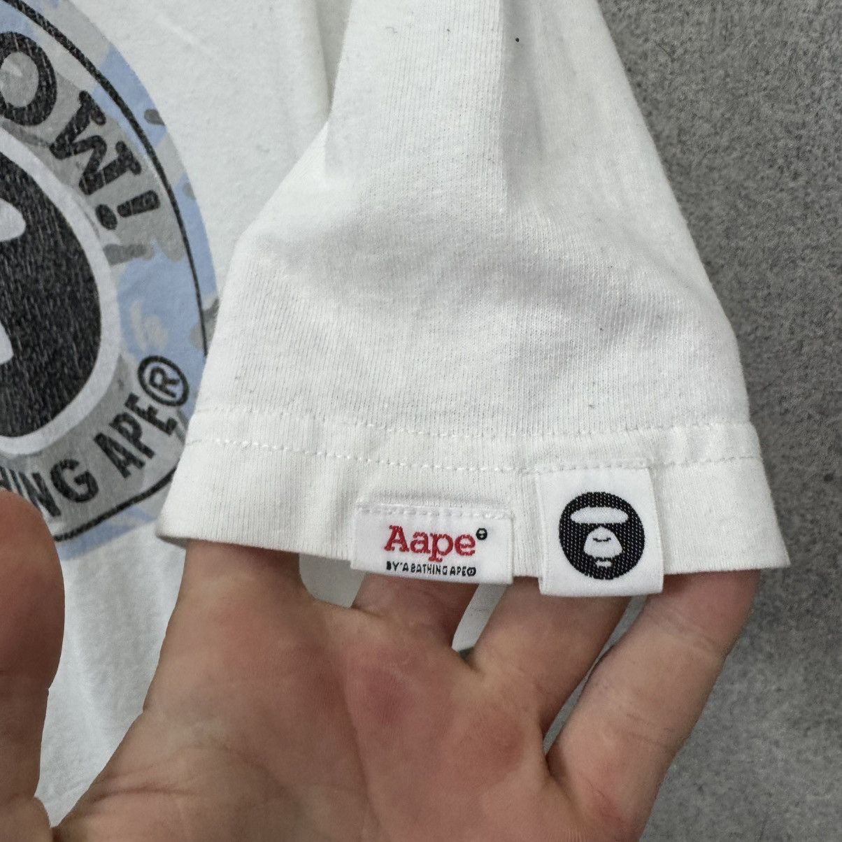Aape Aape T-shirt Big Logo Bape Tee Size US L / EU 52-54 / 3 - 3 Thumbnail