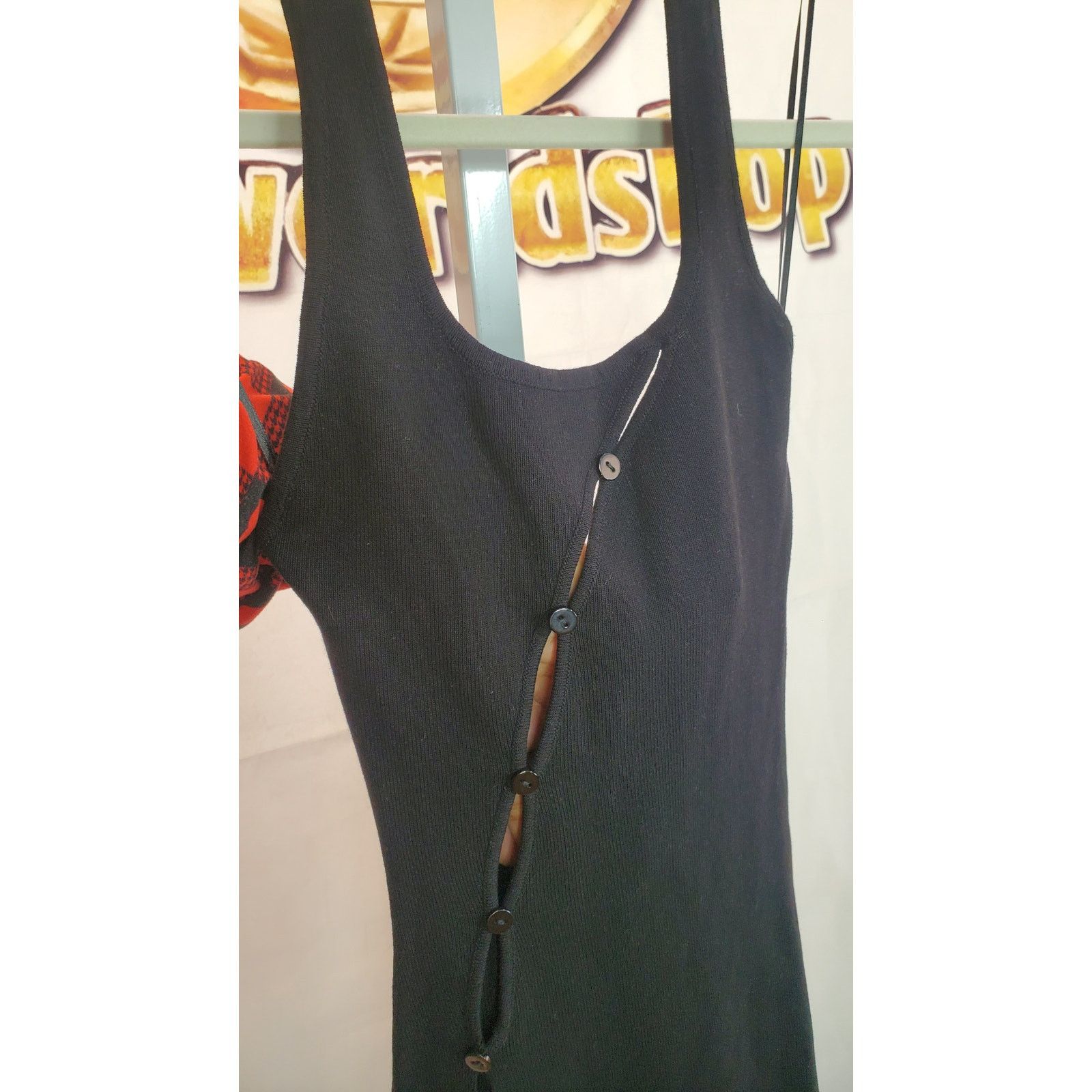 Other Hot & Delicious Black Halter Bodycon Peekaboo Dress NWT S Size S / US 4 / IT 40 - 4 Thumbnail