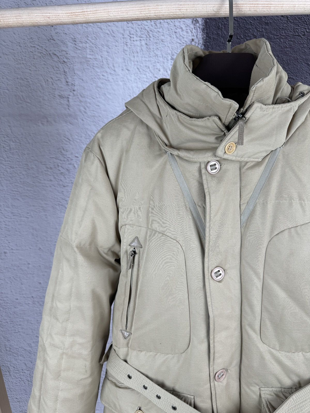Other Mabrun made in Italy beige down parka heavy coat Size US M / EU 48-50 / 2 - 3 Thumbnail