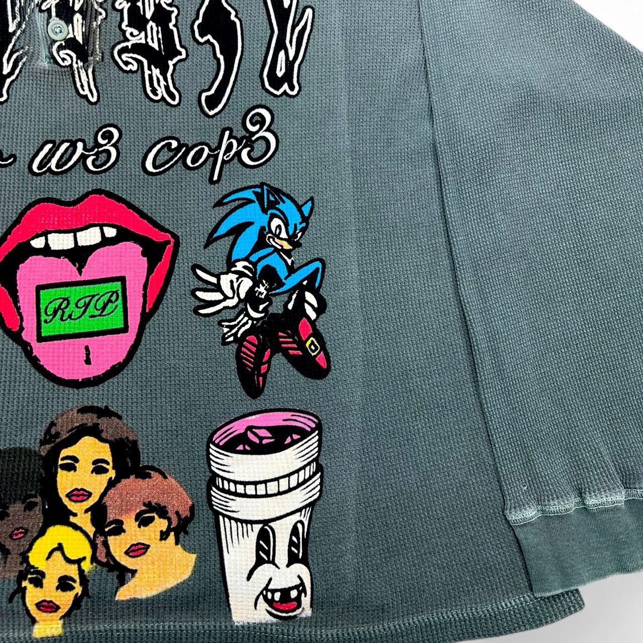 Other Odyss3y 1 of 1 “HOW W3 COP3” vintage thermal tee Size US XL / EU 56 / 4 - 3 Thumbnail