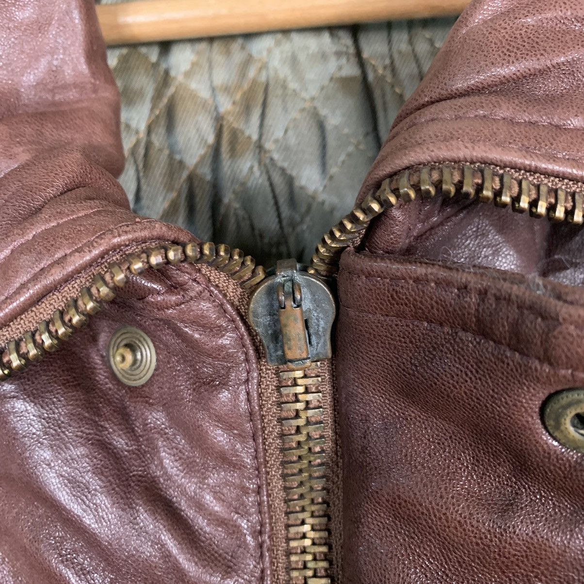 Japanese Brand Vintage Carpell Leather Jacket Made In Italy Size US M / EU 48-50 / 2 - 11 Thumbnail