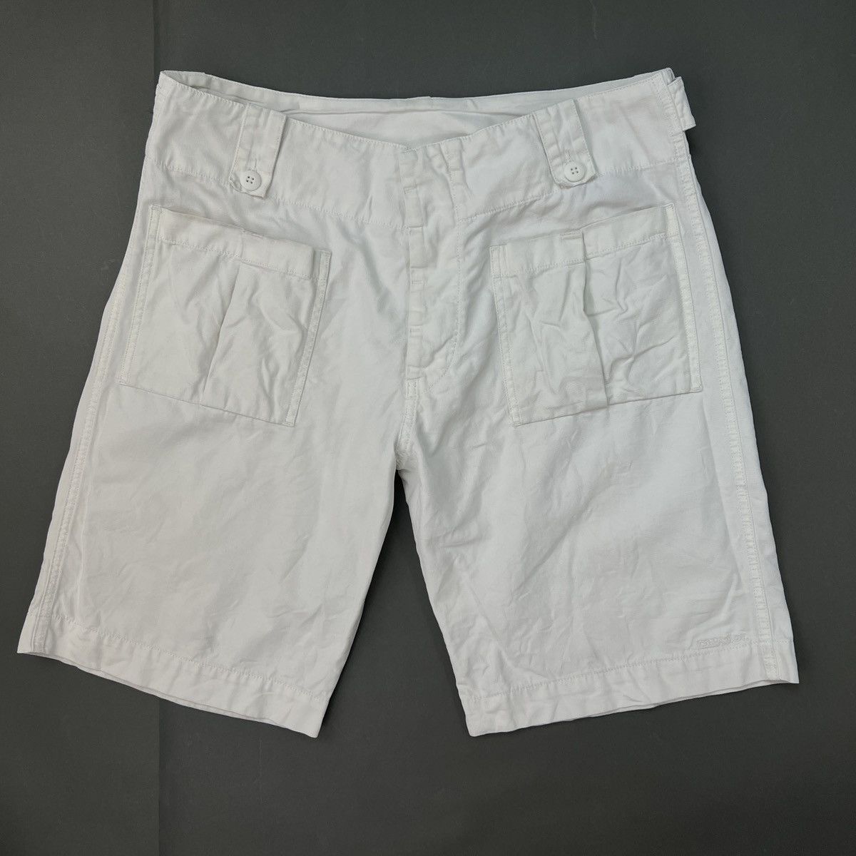Diesel Vintage DIESEL RESIN Coated Shorts Size US 34 / EU 50 - 2 Thumbnail