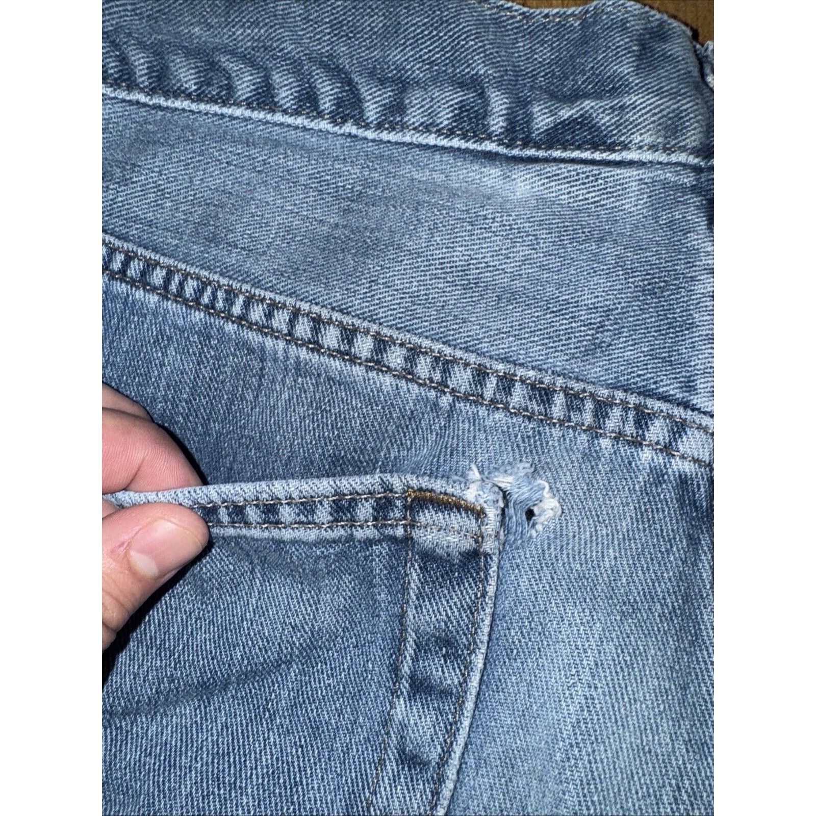 Old Navy × Vintage Vintage Old Navy Denim Jeans 34x30 Blue Made In Mexico Size US 34 / EU 50 - 7 Thumbnail