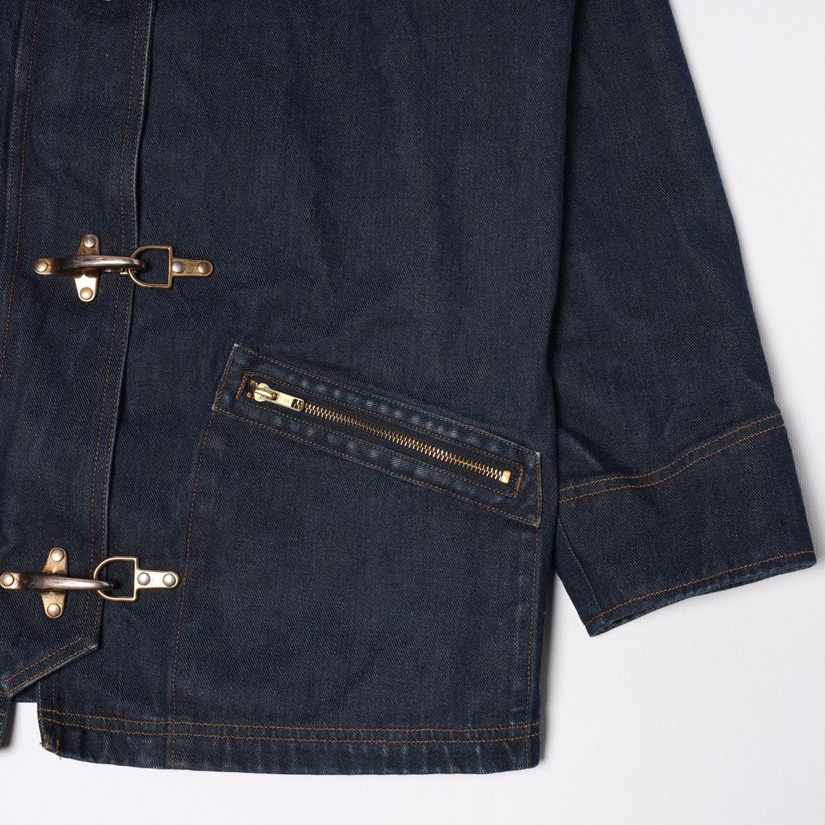 Ralph Lauren Ralph Lauren Jeans Company Fireman Denim Coat Jacket Buckle Size US L / EU 52-54 / 3 - 4 Thumbnail