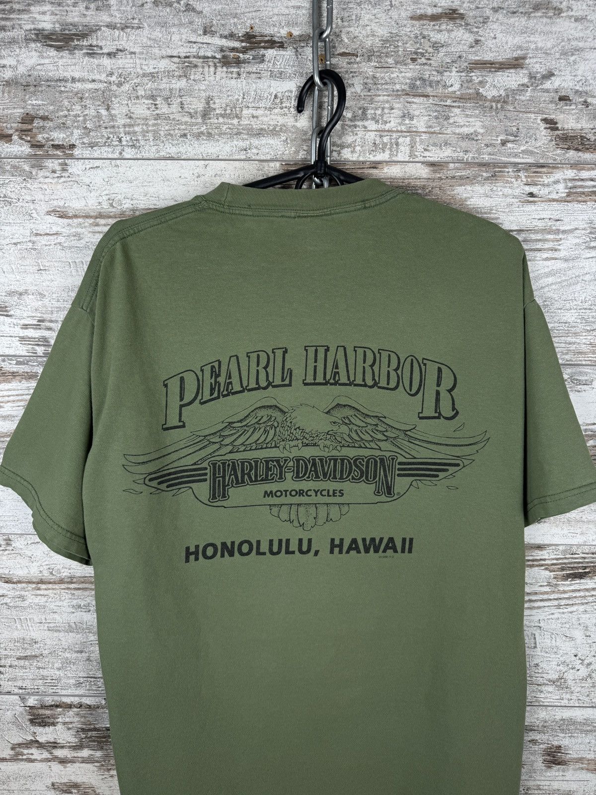 Harley Davidson × Vintage Mens Vintage Harley Davidson T-shirt big logo tee 1998 rare Size US L / EU 52-54 / 3 - 13 Thumbnail