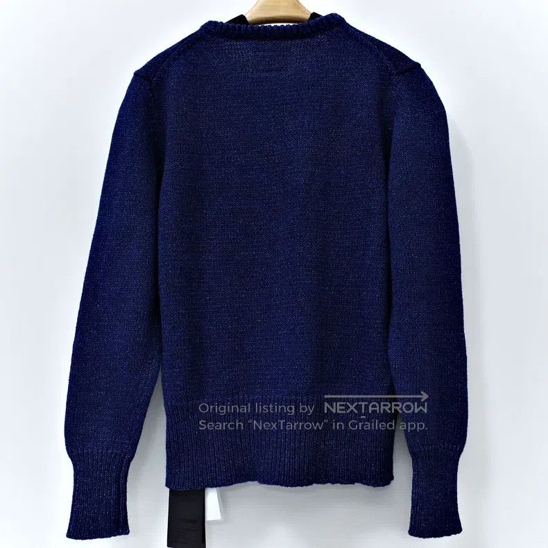 Neighborhood Neighborhood 15aw Indigo Crewneck Knit Sweater Size US M / EU 48-50 / 2 - 2 Thumbnail
