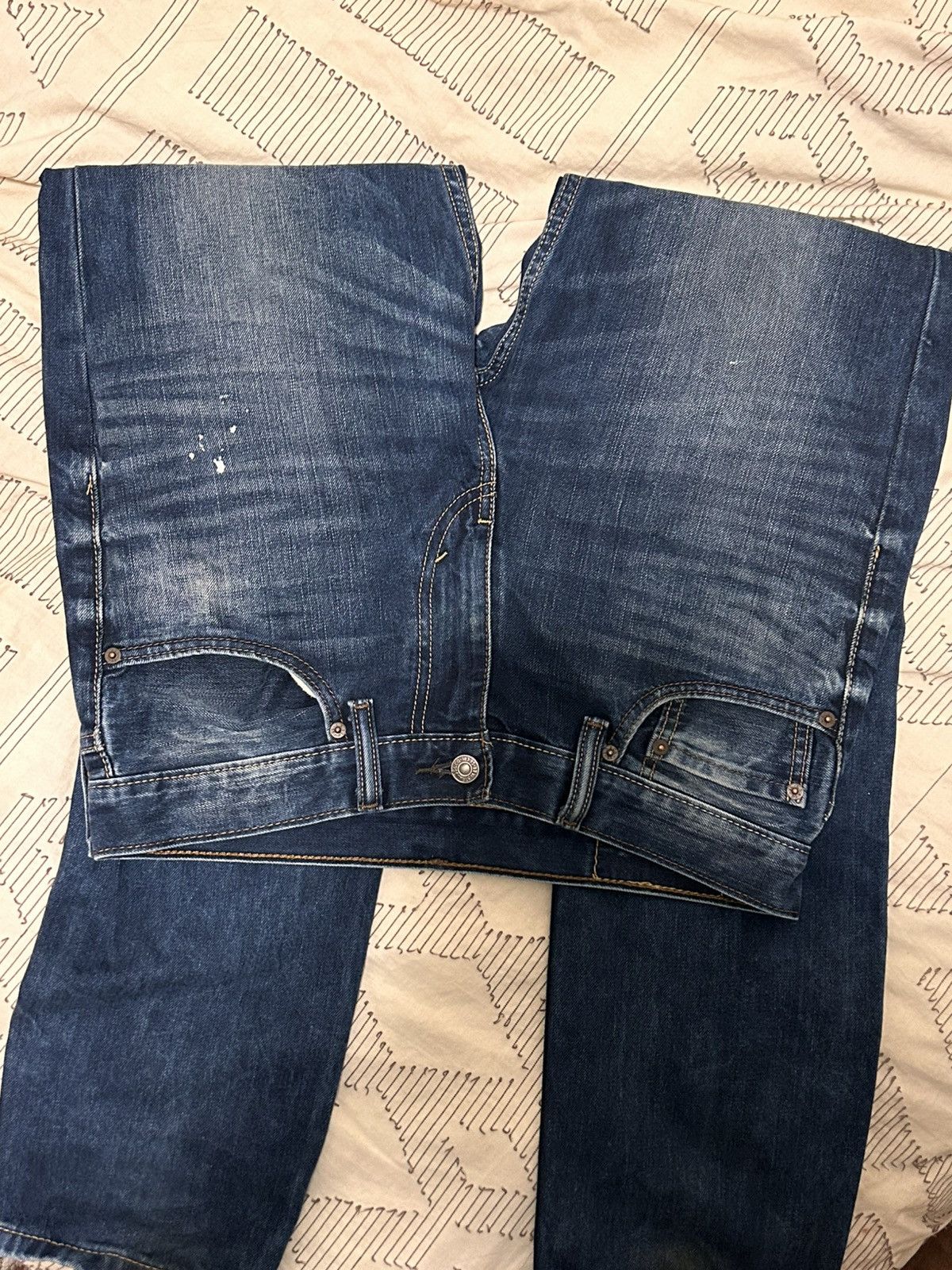Levi's Vintage Clothing Levi’s 90’s paint splatter skinny jeans Size US 31 - 3 Thumbnail