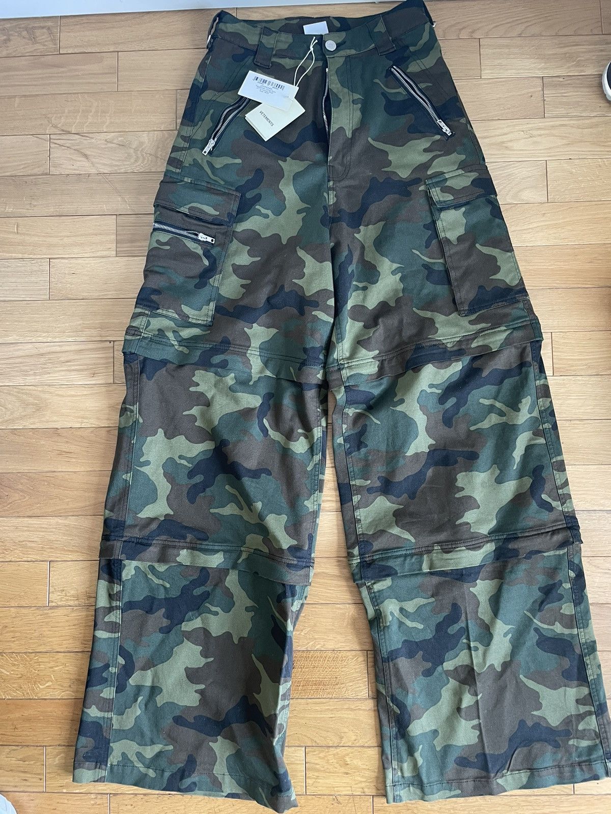 image of Vetements Transformer Camo Pants 25, Men's (Size 26)
