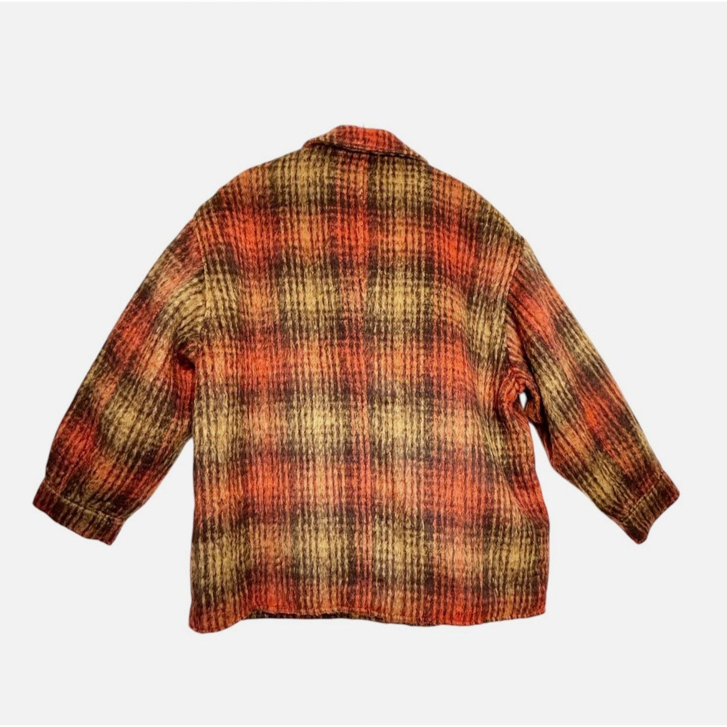 Other The Korner Women's Multicolor Plaid Fuzzy Shacket Coat - Sz Size M / US 6-8 / IT 42-44 - 2 Thumbnail