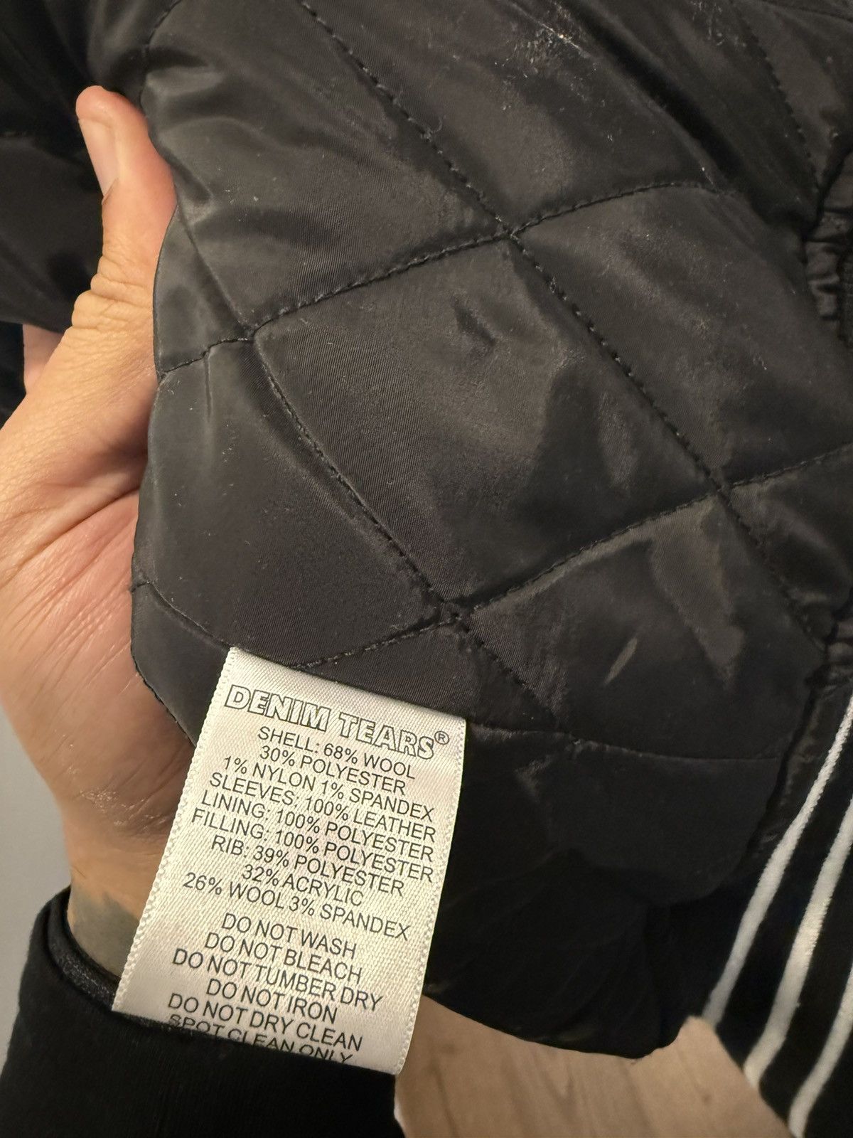 DENIM TEARS DENIM TEARS GRAND MASTER FLASH VARSITY JACKET SIZE LM Size US L / EU 52-54 / 3 - 4 Thumbnail