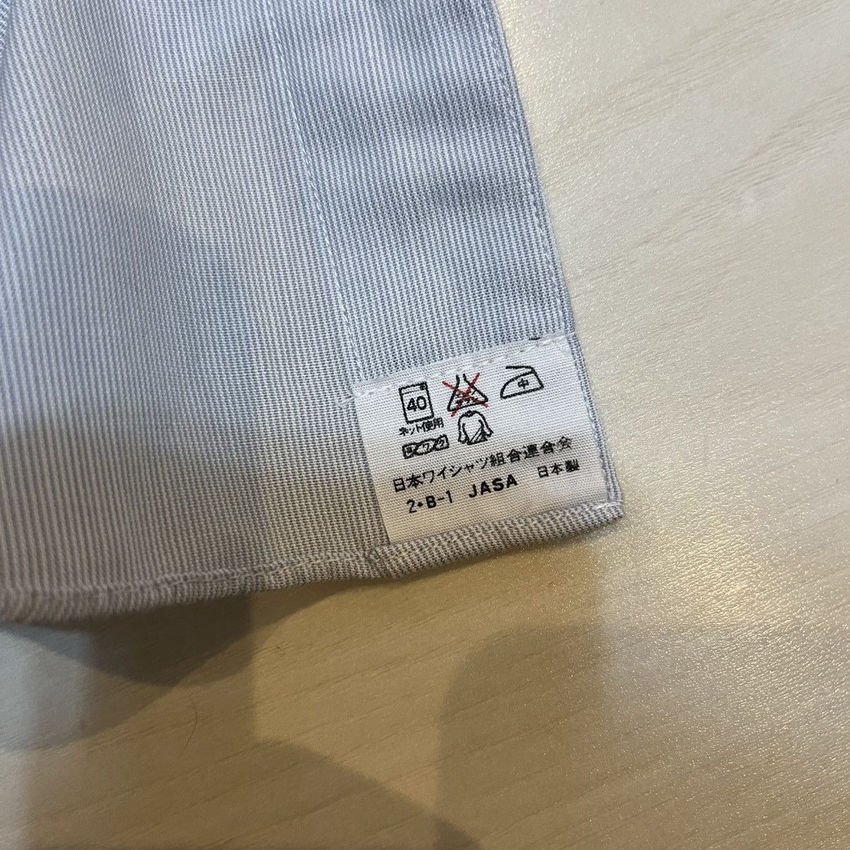 Helmut Lang × Japanese Brand Japanese gray half shirts Size US M / EU 48-50 / 2 - 5 Thumbnail